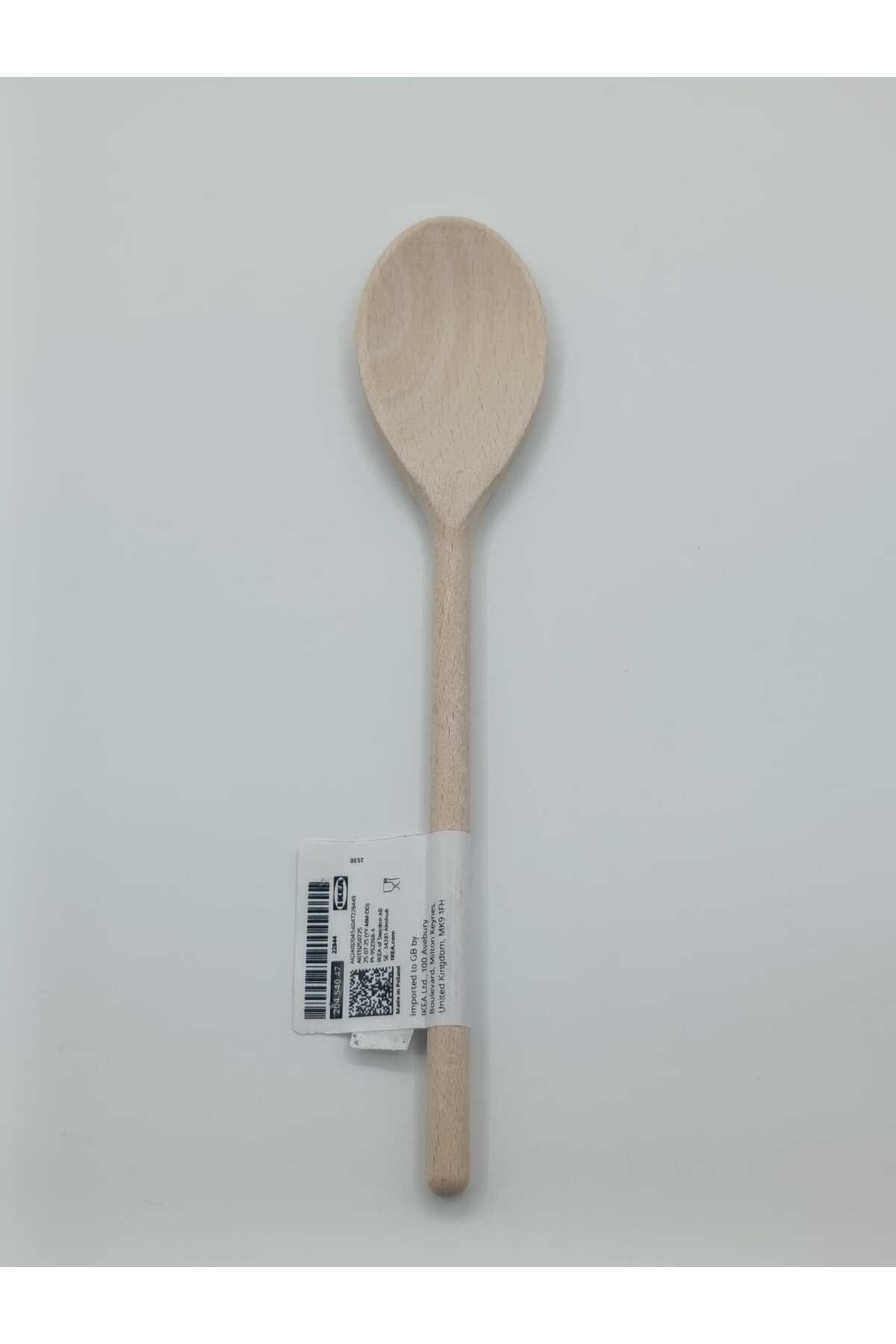 Mıxa 25 Cm Fireproof Wooden Beech Spoon Serving Spoon