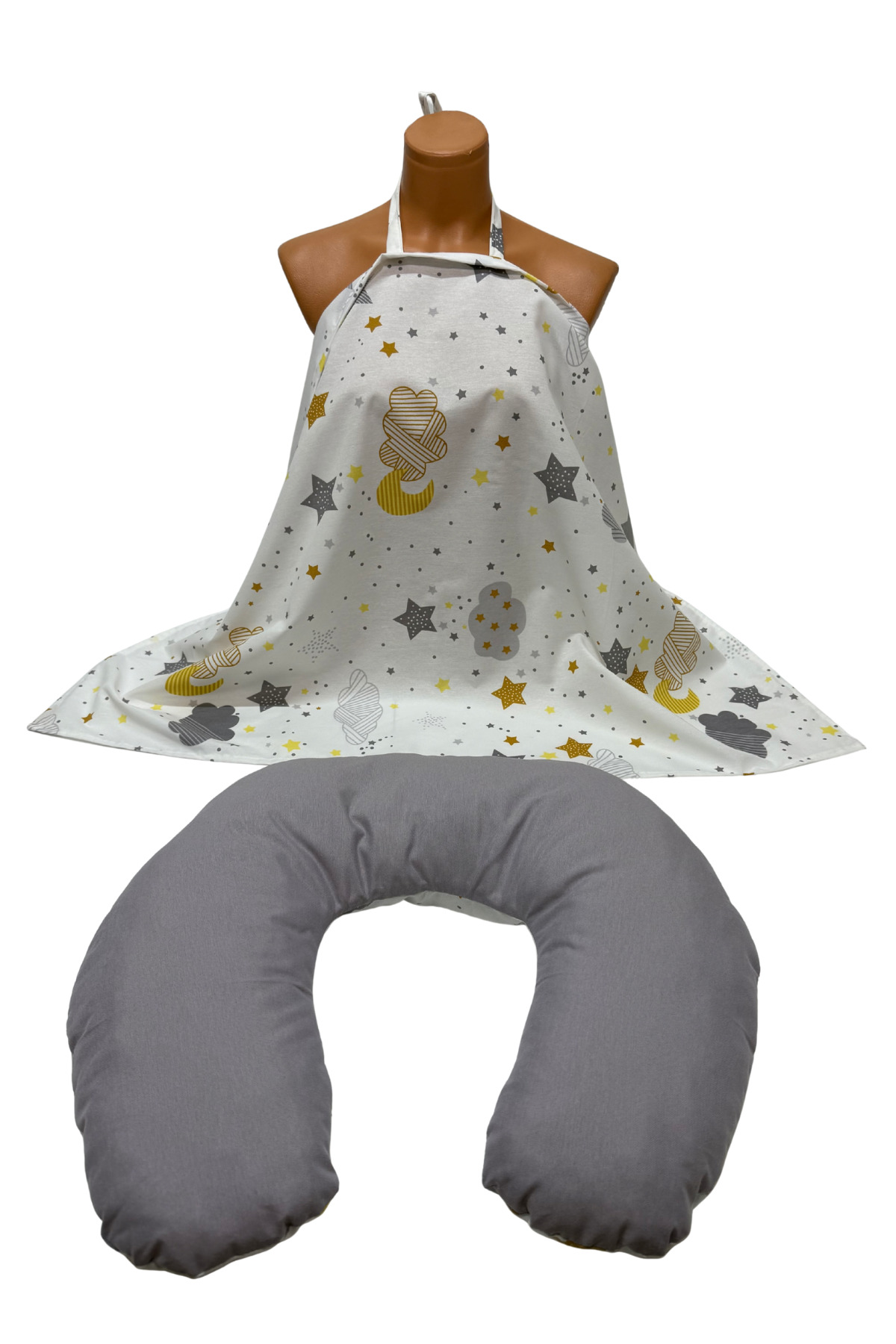 Happy Baby Dikiş Atölyesi 10’lu Babynest Puset Örtüsü Alt Açma Emzirme Yastığı Emzirme Önlüğü Ana Kucağı fotoğrafı 6 (önizleme)