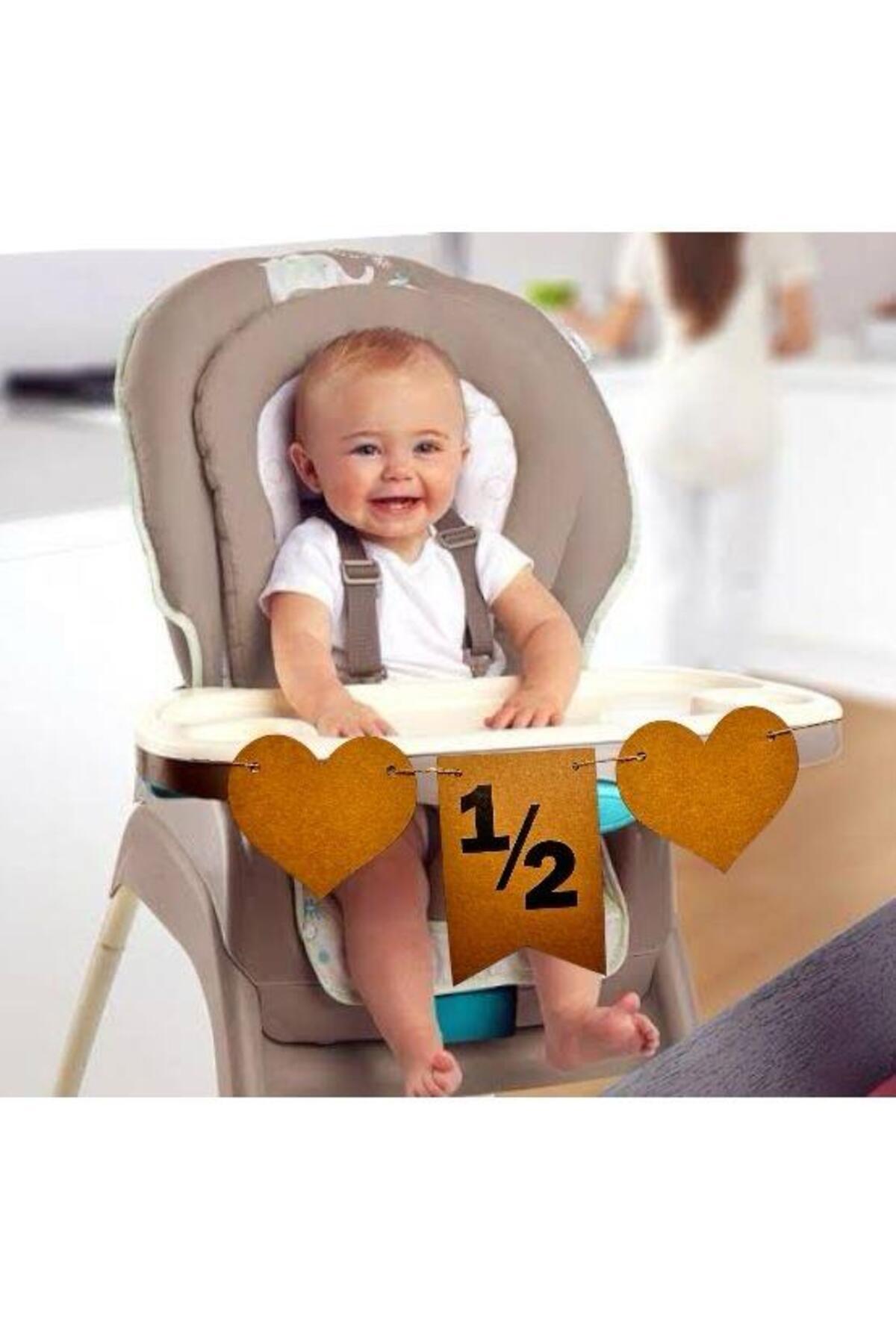 Partifabrik Yarım Yaş Mama Sandalyesi 1/2 Parti Süsü fotoğrafı 4 (önizleme)