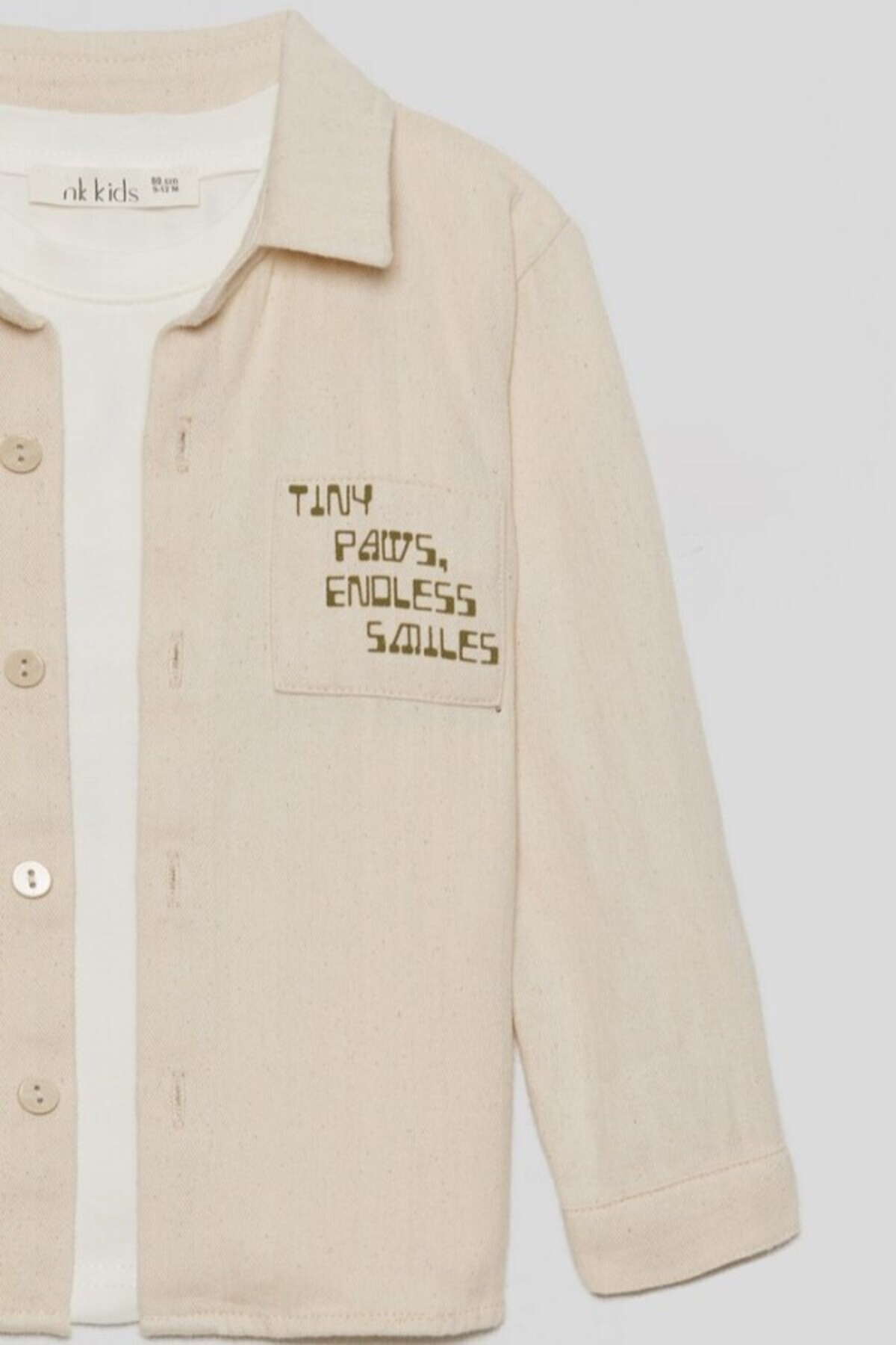 xo kids moda Erkek Çocuk Gömlek  1-4 Yaş 48605 fotoğrafı 2 (önizleme)