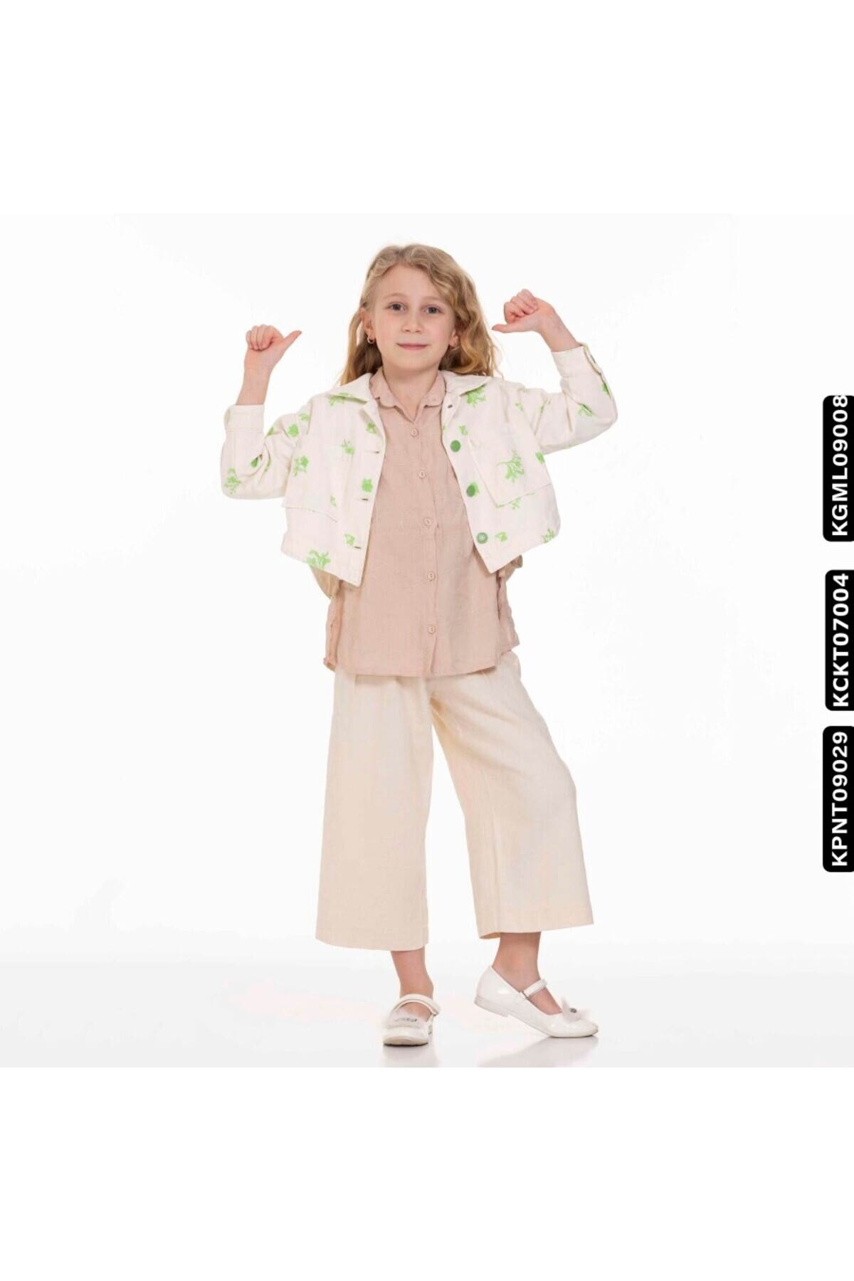 XO Kids Kız Gömlek 5-14 Yaş 808 Kgml09008 fotoğrafı 2 (önizleme)