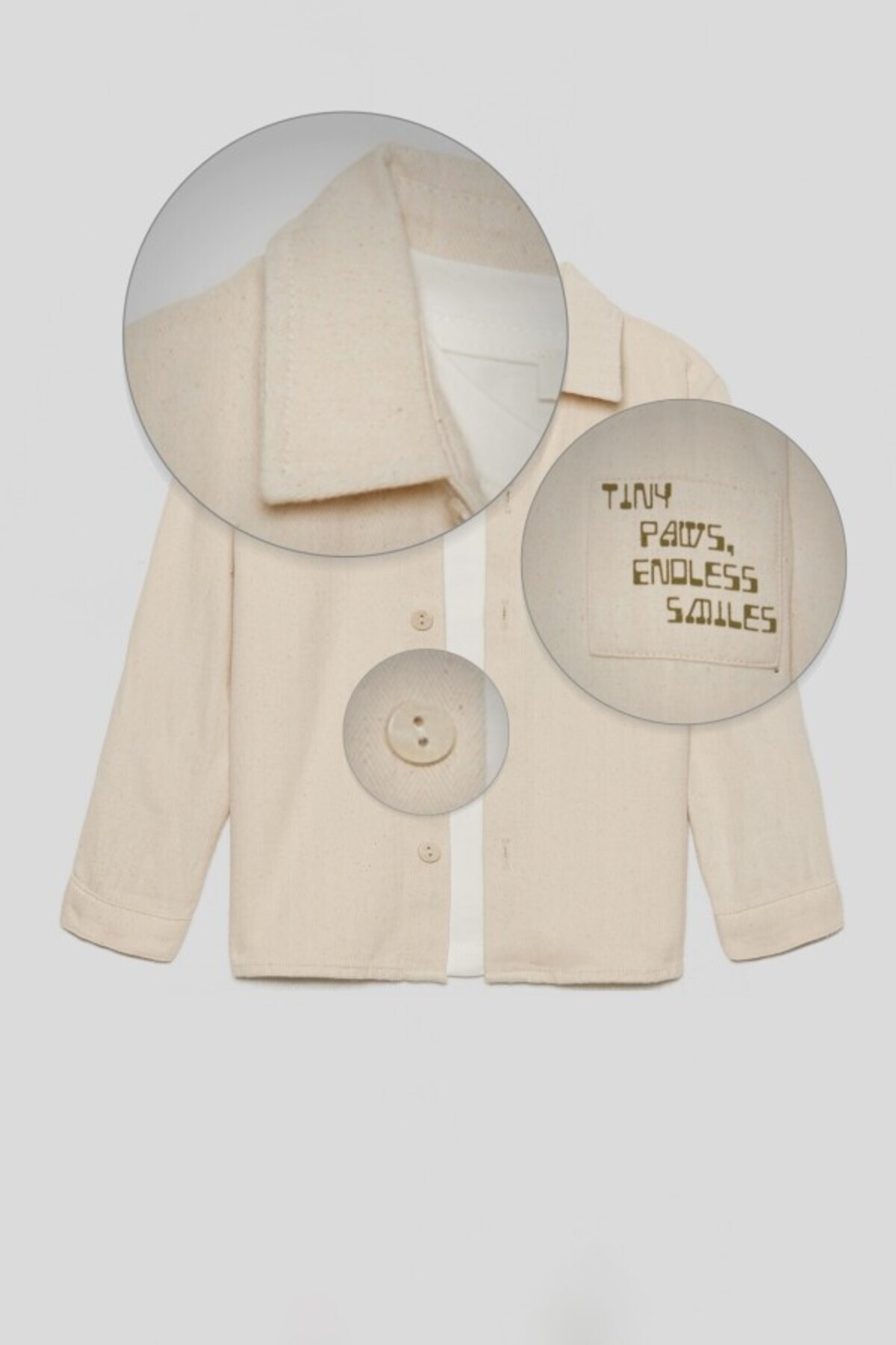 xo kids moda Erkek Çocuk Gömlek  1-4 Yaş 48605 fotoğrafı 3 (önizleme)