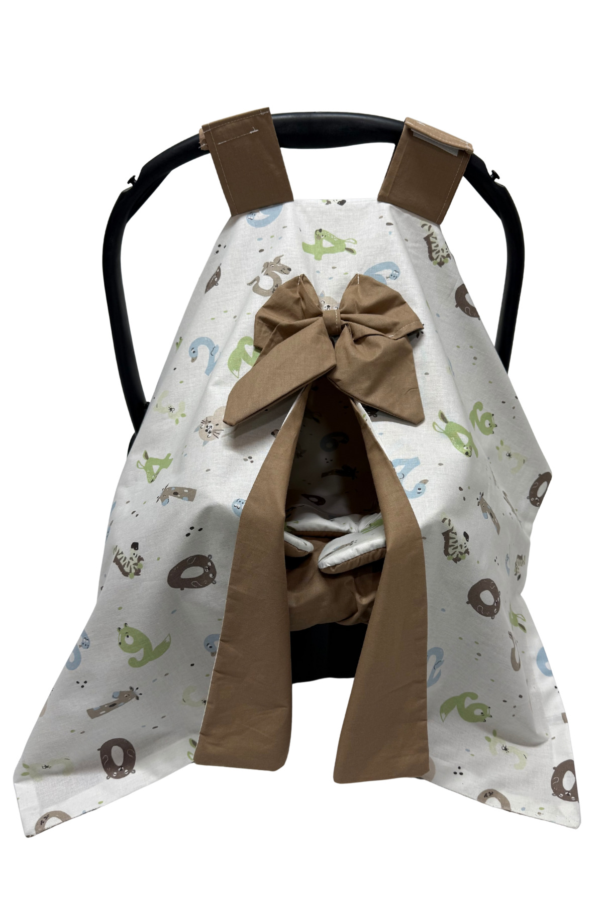 Happy Baby Dikiş Atölyesi 10’Lu Babynest Puset Örtüsü Alt Açma Emzirme Yastığı Ana Kucağı Bebek Arabası Minderi Tutmalı fotoğrafı 3 (önizleme)