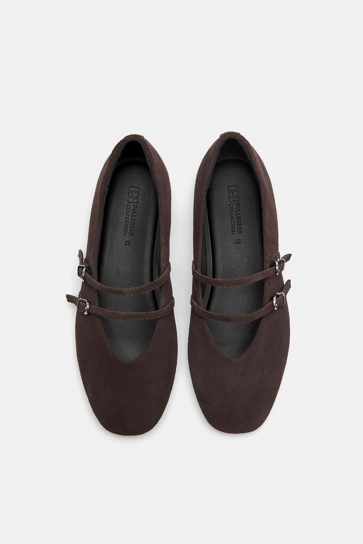 Pull & Bear  Deri şeritli babet - Görsel 4