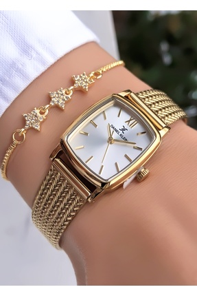 Daniel Klein Orijinal Altın Renk 2 Yıl Garantili Faturalı Bileklik Hediyeli K...