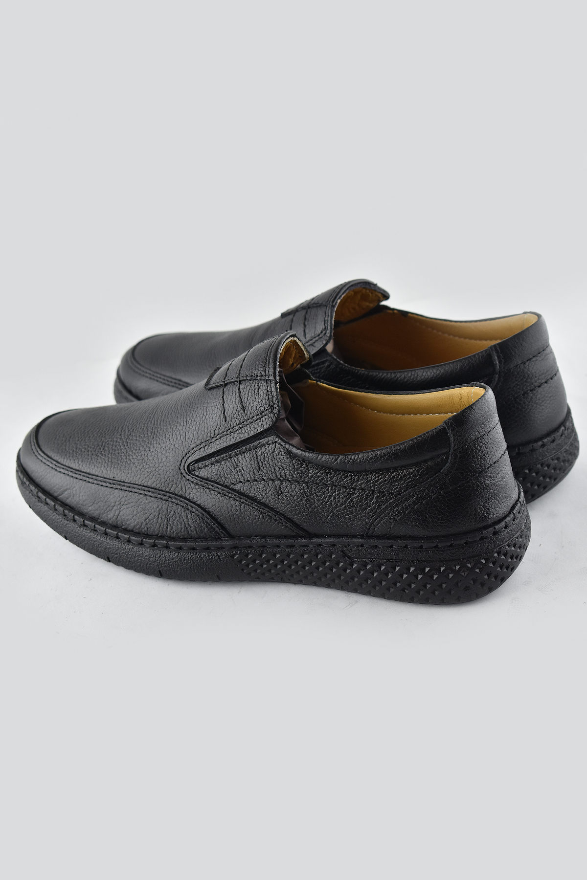 ISPARTALILAR  7575 Ortopedik Taban Yumuşak Hakiki Deri Mevsimlik Kışlık Erkek Ayakkabı - Görsel 4
