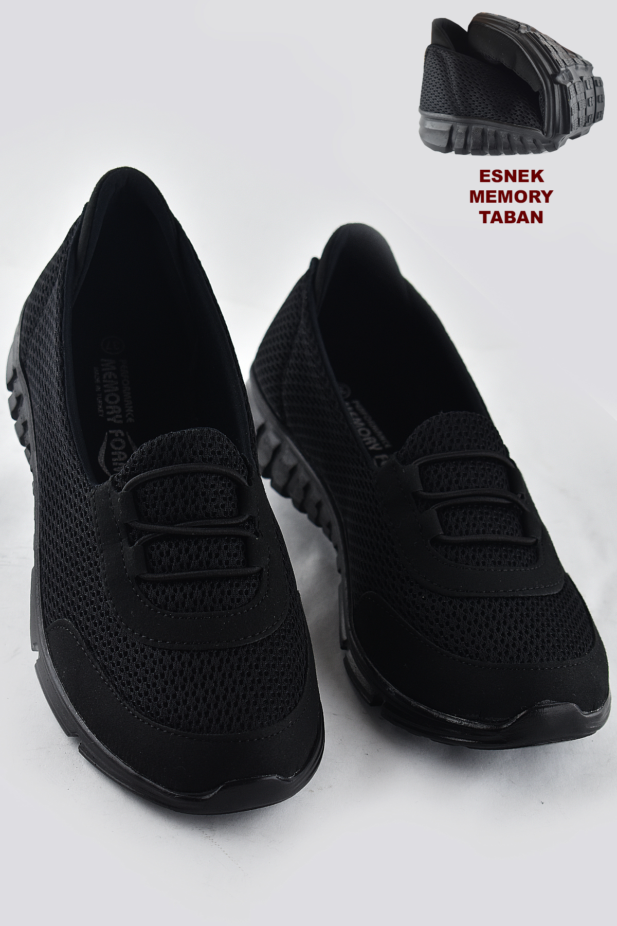 ISPARTALILAR  130 Memmory Taban ORTOPEDİK Yazlık Kadın Spor Ayakkabı Bağcıksız Babet