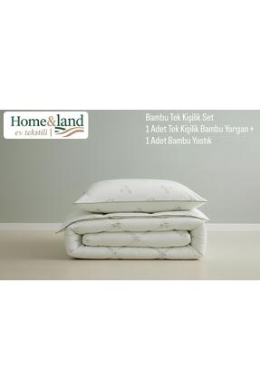 home&lands Bambu Tek Kişilik Yorgan + 1 Adet Yastık