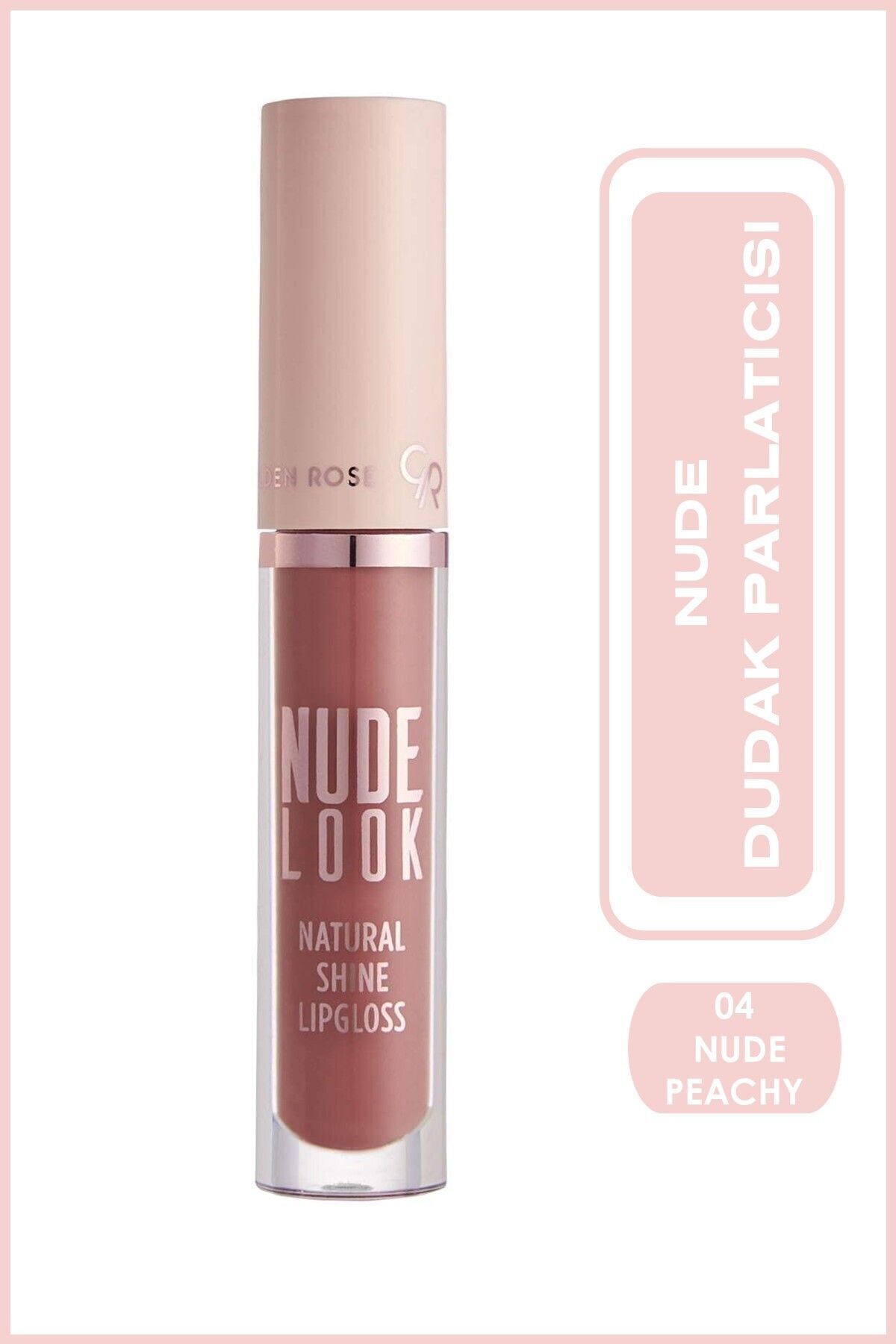 Golden Rose Dudak Parlatıcısı Doğal Işıltılı Nude Look 04 Peachy Nude Yorumları