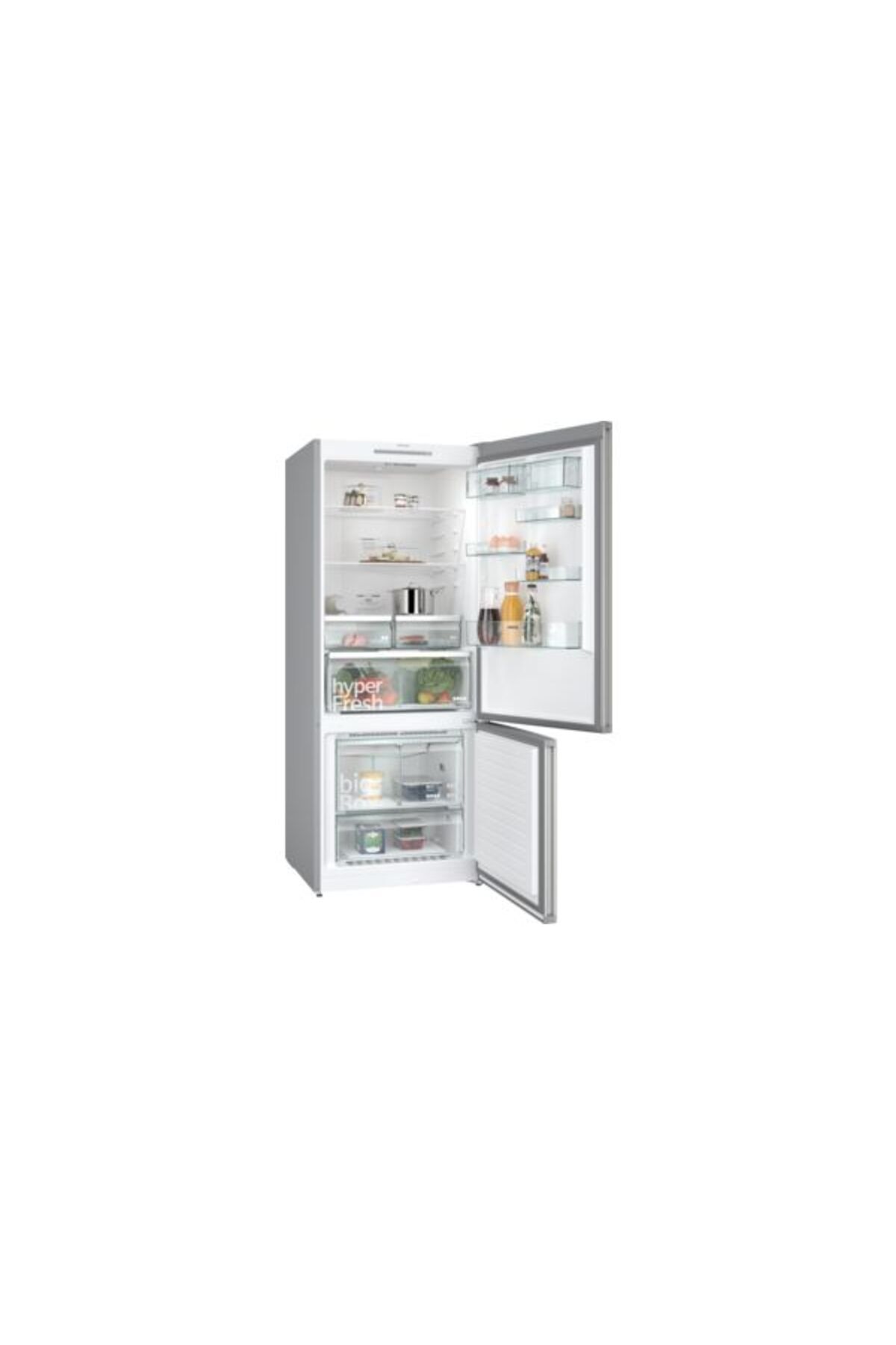 Siemens KG76NVIE0N 526L Alttan Donduruculu No-Frost Buzdolabı Siemens KG76NVIE0N 526L Alttan Donduruculu No-Frost Buzdolabı