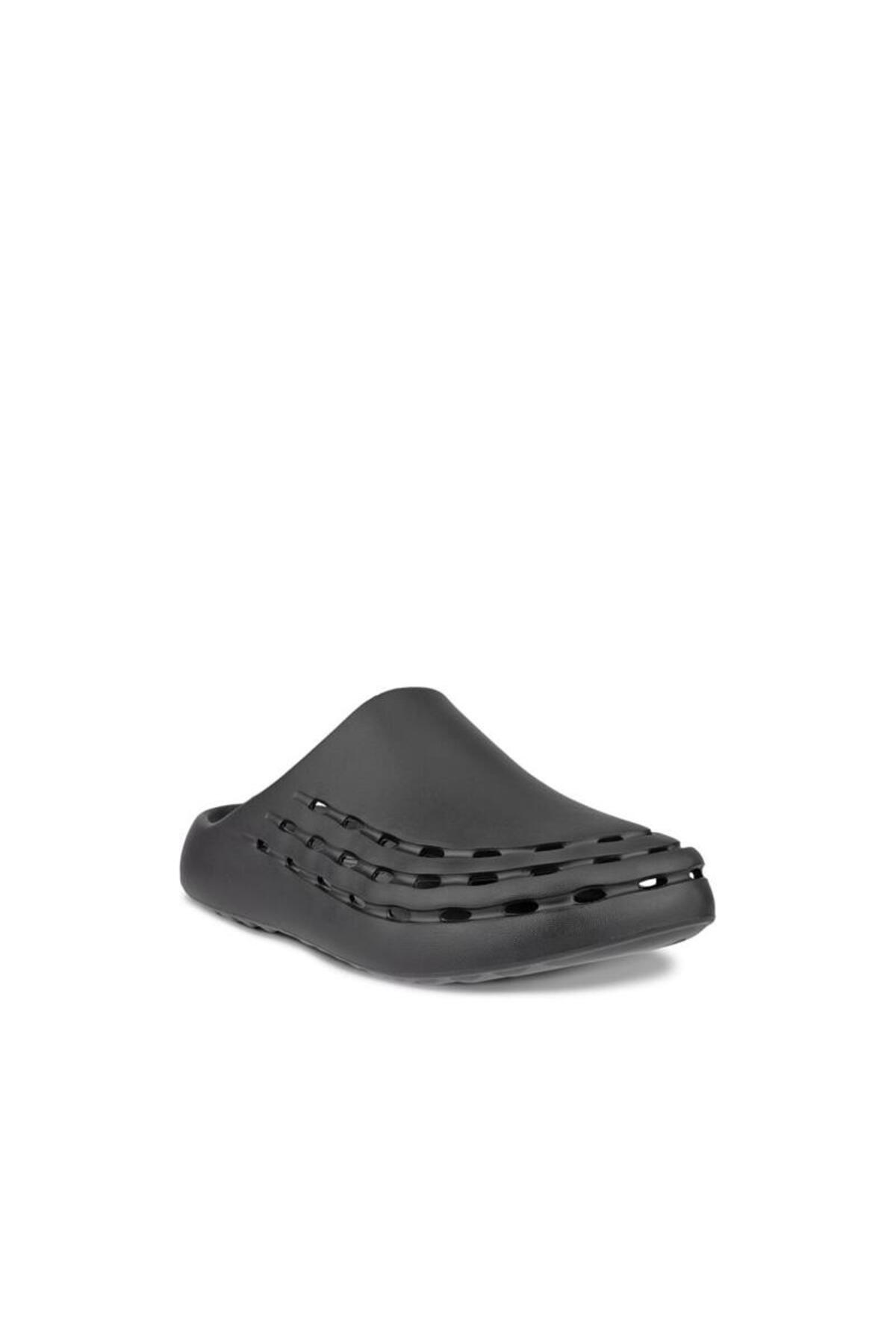 Ecco Cozmo Slide Erkek Siyah Tekstil Terlik görsel 4