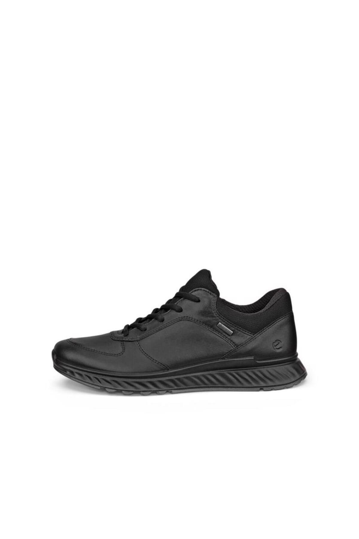 اکو کفش‌های زنانه اگزوسترید چرم مشکی مخصوص فضای باز ضد آب