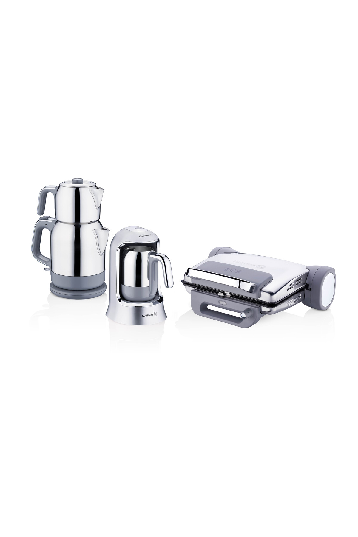KORKMAZ Inox 7 Parça Elektro Set A1858 - Fiyatı, Yorumları