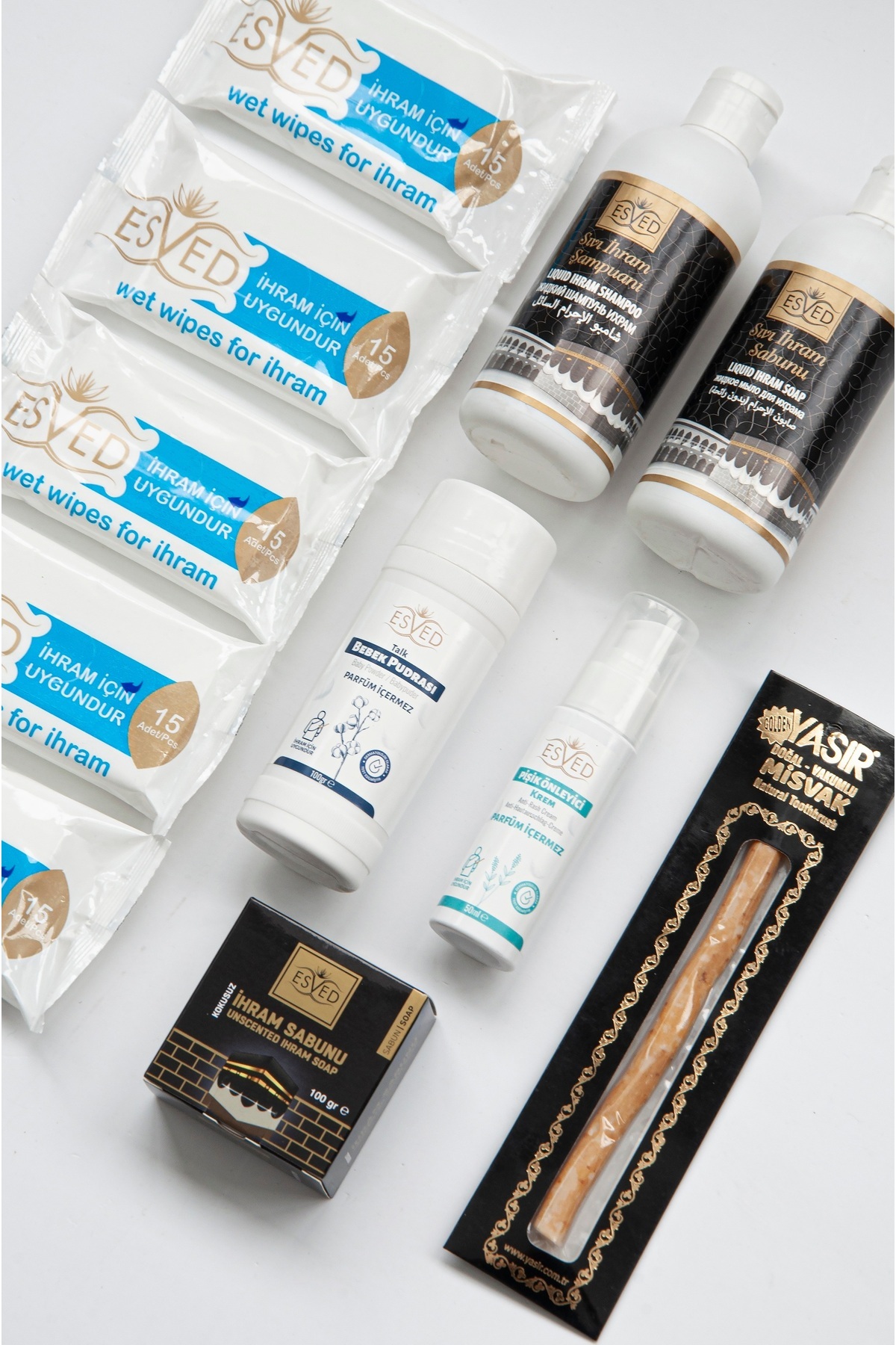 ihvan online Hac Umre 7 Parça Kokusuz İhrama Uygun Bakım ve Hijyen Seti fotoğrafı 3 (önizleme)