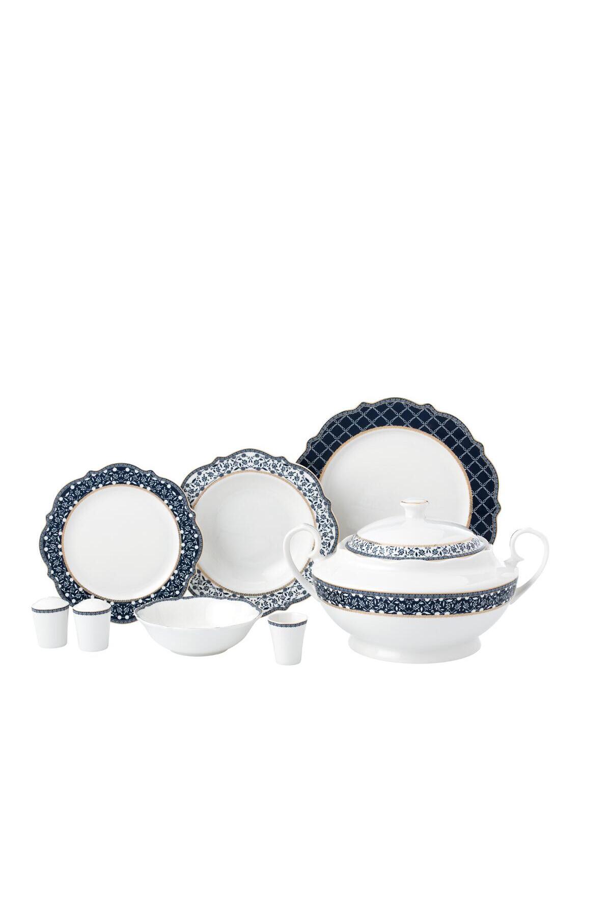 KORKMAZ Eliza Collection 60 Parça Yuvarlak Yemek Takımı A8245