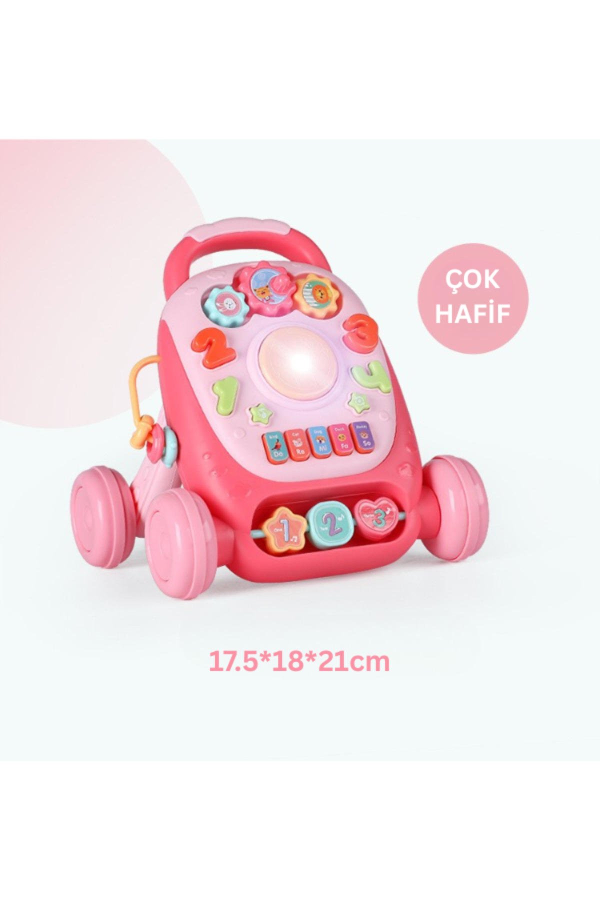 Tcherchi Çok Fonksiyonlu Erken Öğrenme Eğitici, Öğretici Müzikli Mini Bebek Yürüteç fotoğrafı 2 (önizleme)