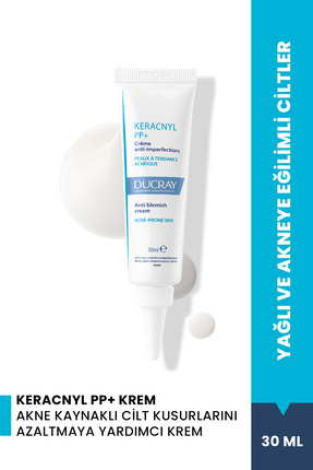 Ducray Keracnyl PP+ Akneye Eğilimli Ciltler İçin Yatıştırıcı Krem 30ml