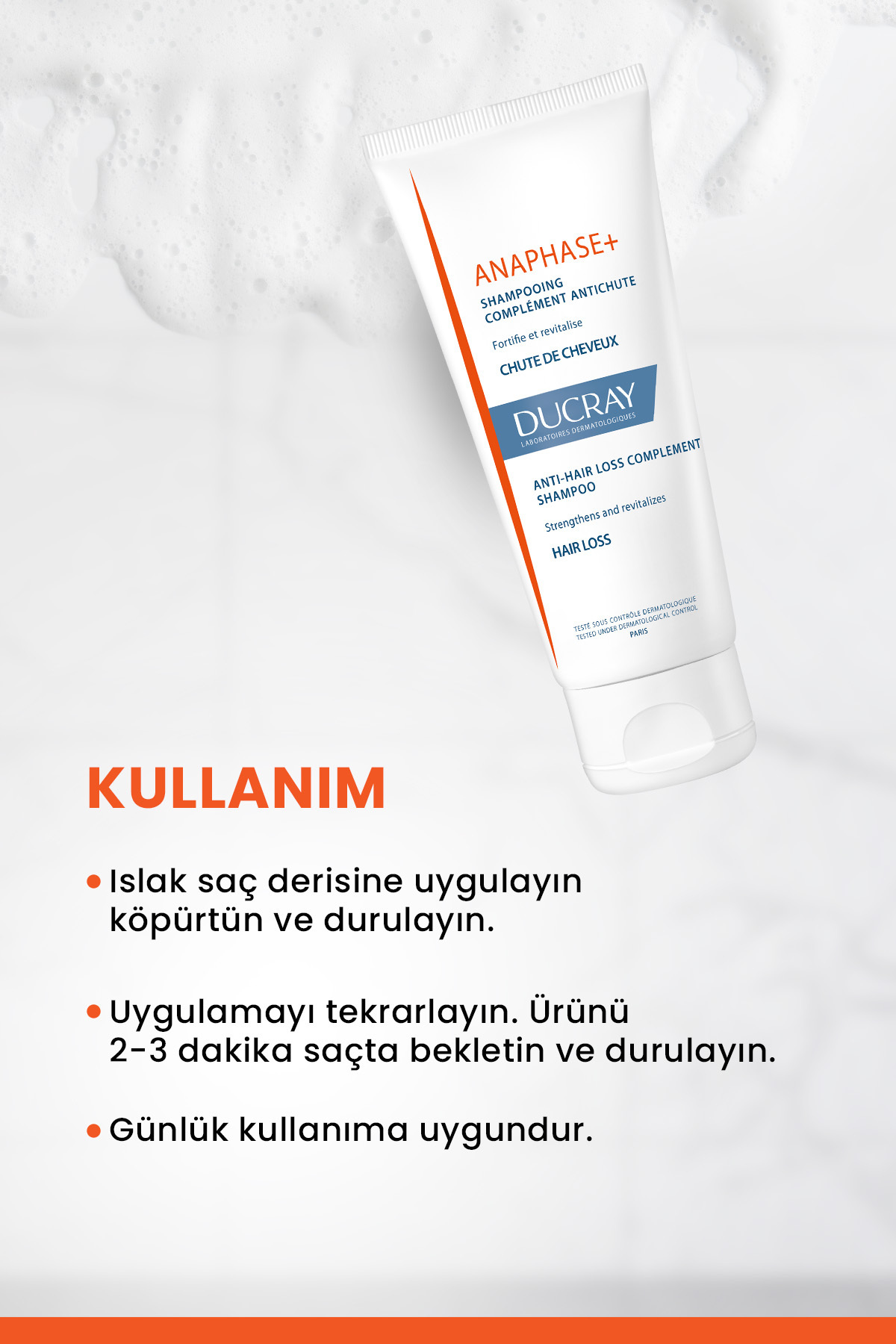 Anaphase Chronic Saç Dökülmesine Karşı Şampuan İncelmiş ve Seyrekleşmiş Saçlar İçin Şampuan 100 ml — 3282770075267 — تصویر 7 از 8