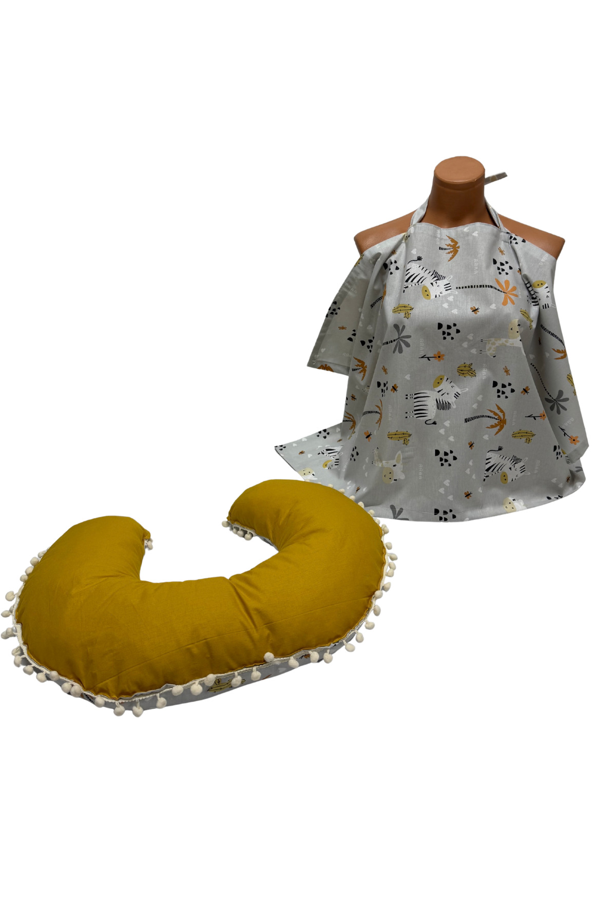 Happy Baby Dikiş Atölyesi 10’lu Babynest Puset Örtüsü Alt Açma Emzirme Yastığı Emzirme Önlüğü Ana Kucağı fotoğrafı 4 (önizleme)