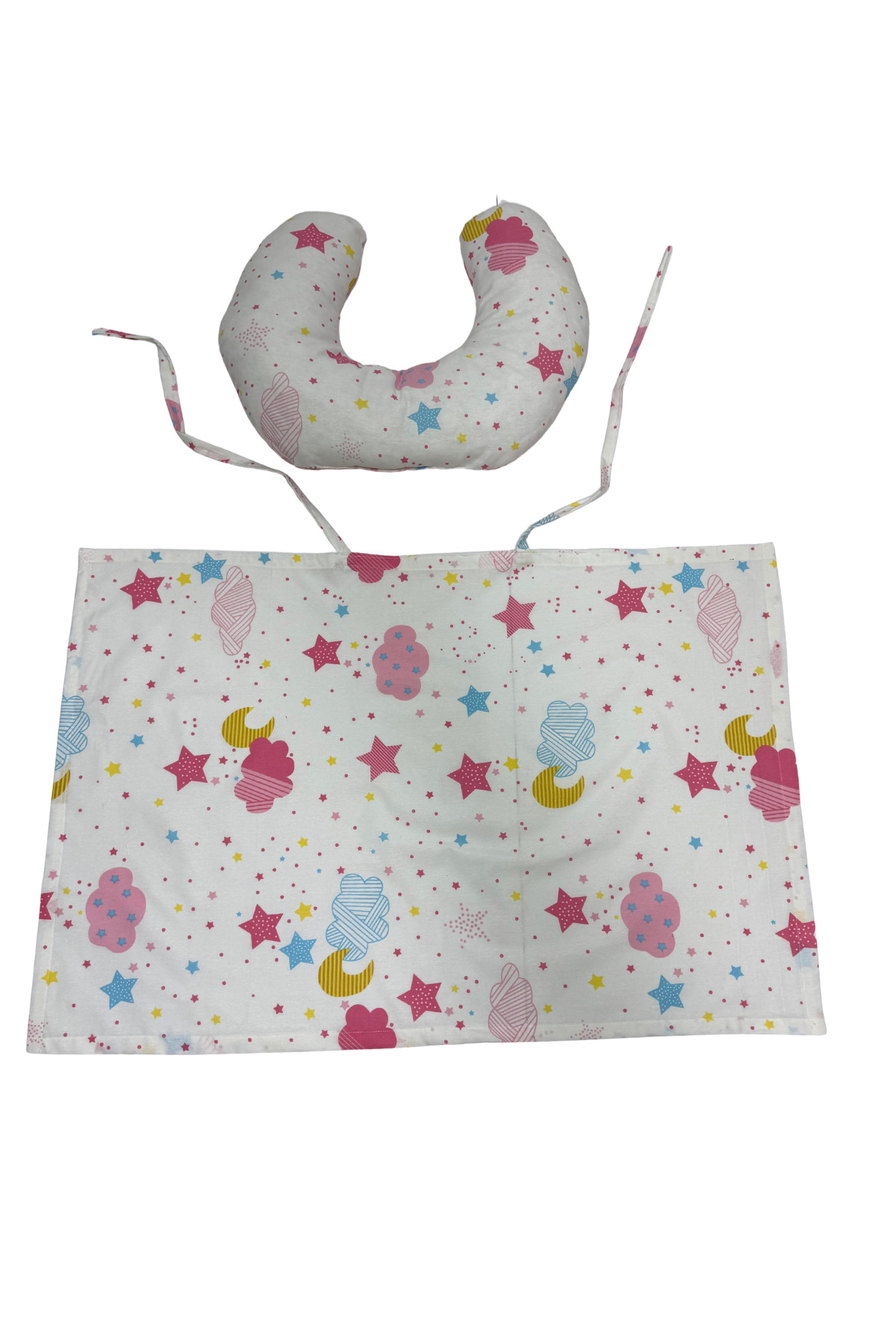 Happy Baby Dikiş Atölyesi 10’lu Babynest Puset Örtüsü Alt Açma Emzirme Yastığı Emzirme Önlüğü Ana Kucağı fotoğrafı 5 (önizleme)