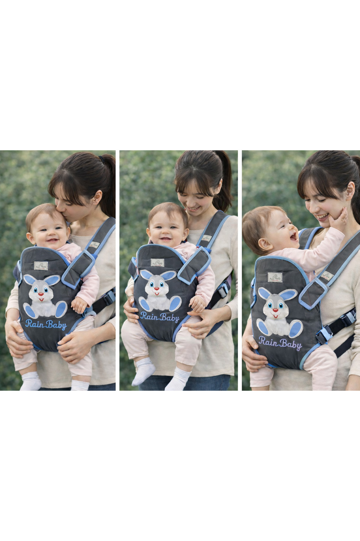 ŞAŞKIN HOUSE SEVİMLİ ÇOCUK TAŞIMA KANGURU & TAVŞAN BASKILI PORTBEBE KANGURU & HEDİYELİK KANGURU fotoğrafı 2 (önizleme)