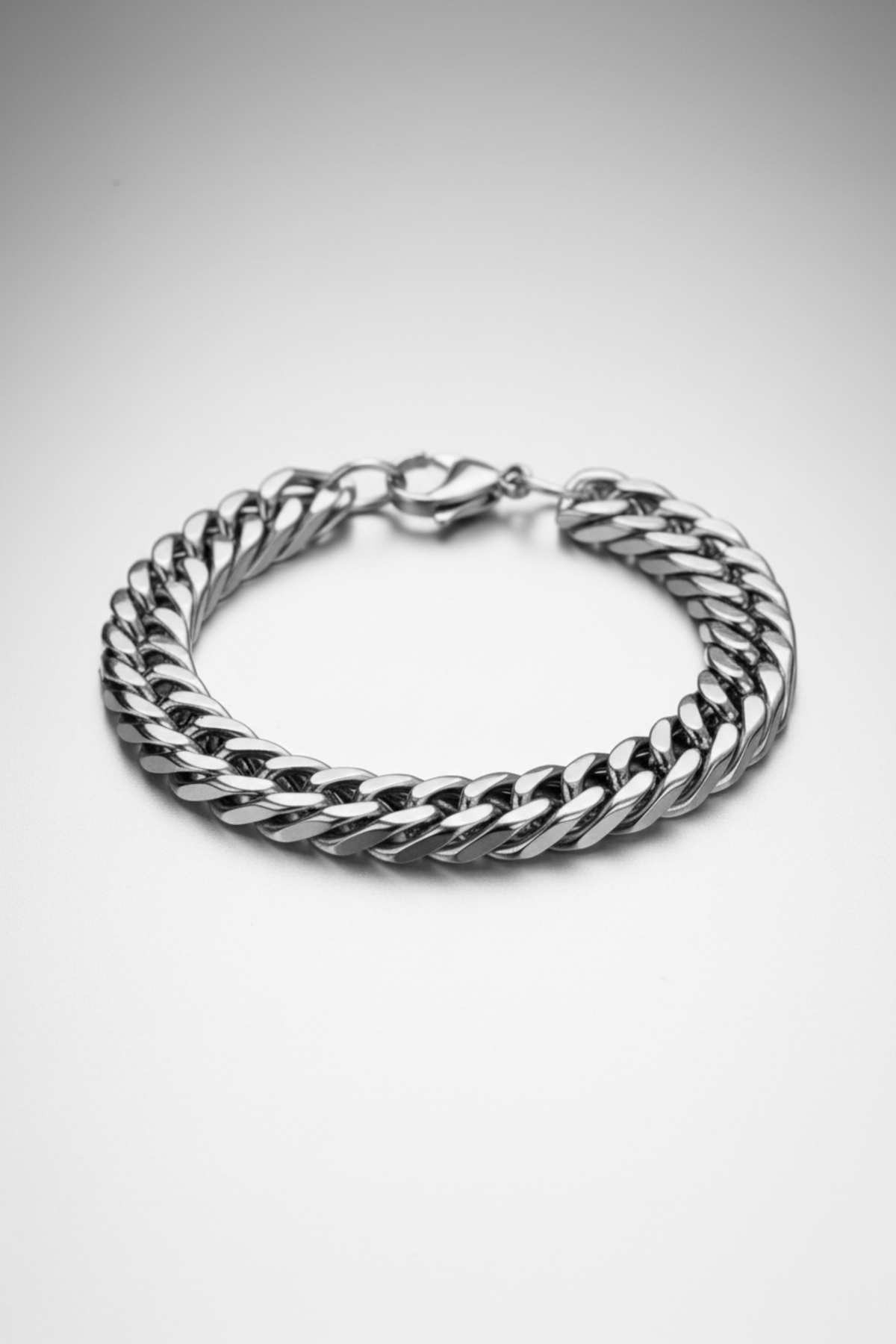 Men's Gourmet (Cuban) Chain Steel Bracelet 7mm.
