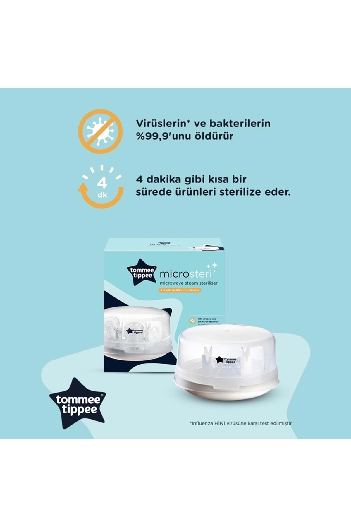 Tommee Tippee Mikrodalga Sterilizatörü fotoğrafı 6 (önizleme)