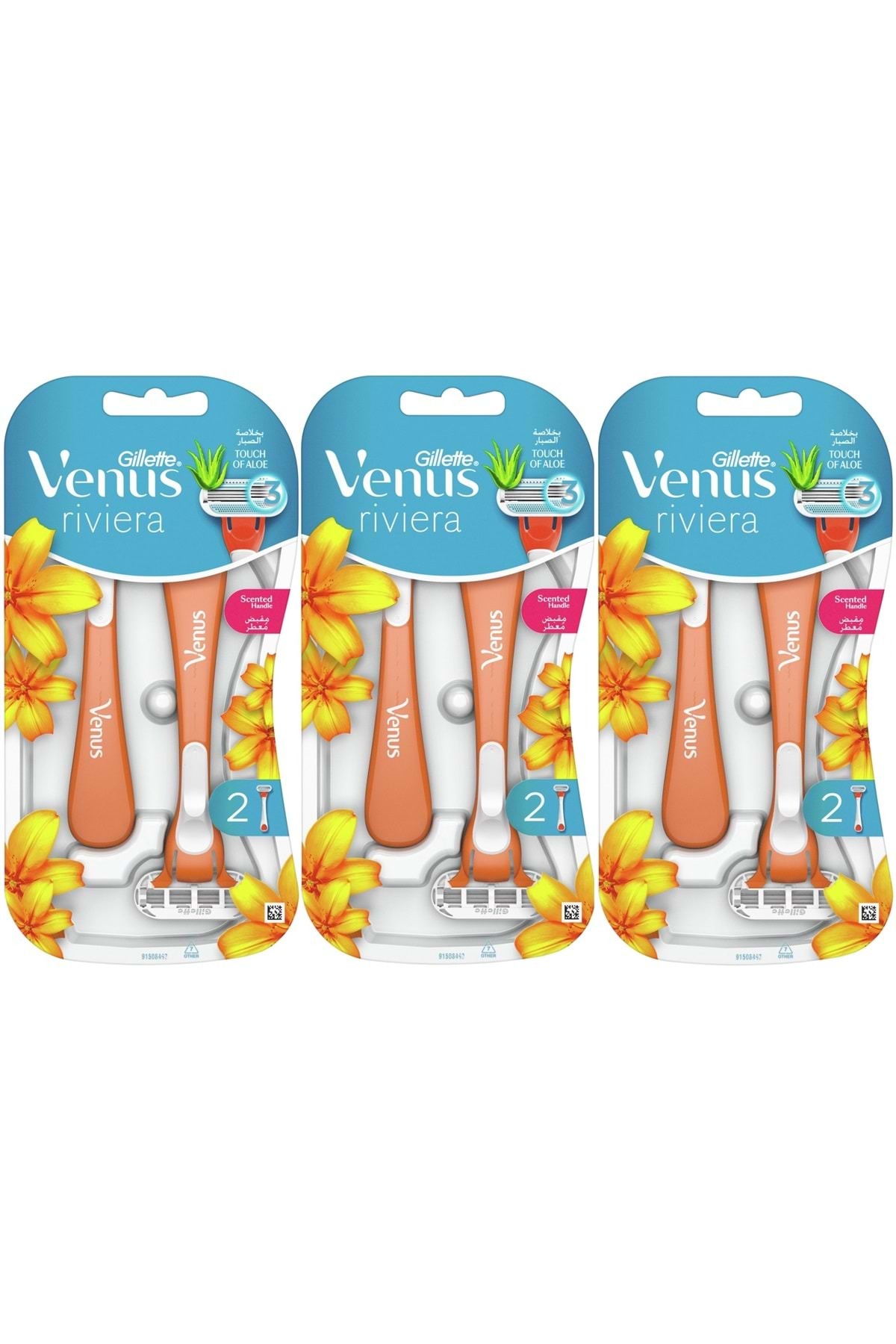 Gillette Venus Riviera Kullan At Kadın Tıraş Bıçağı 6 Lı Set (3PK