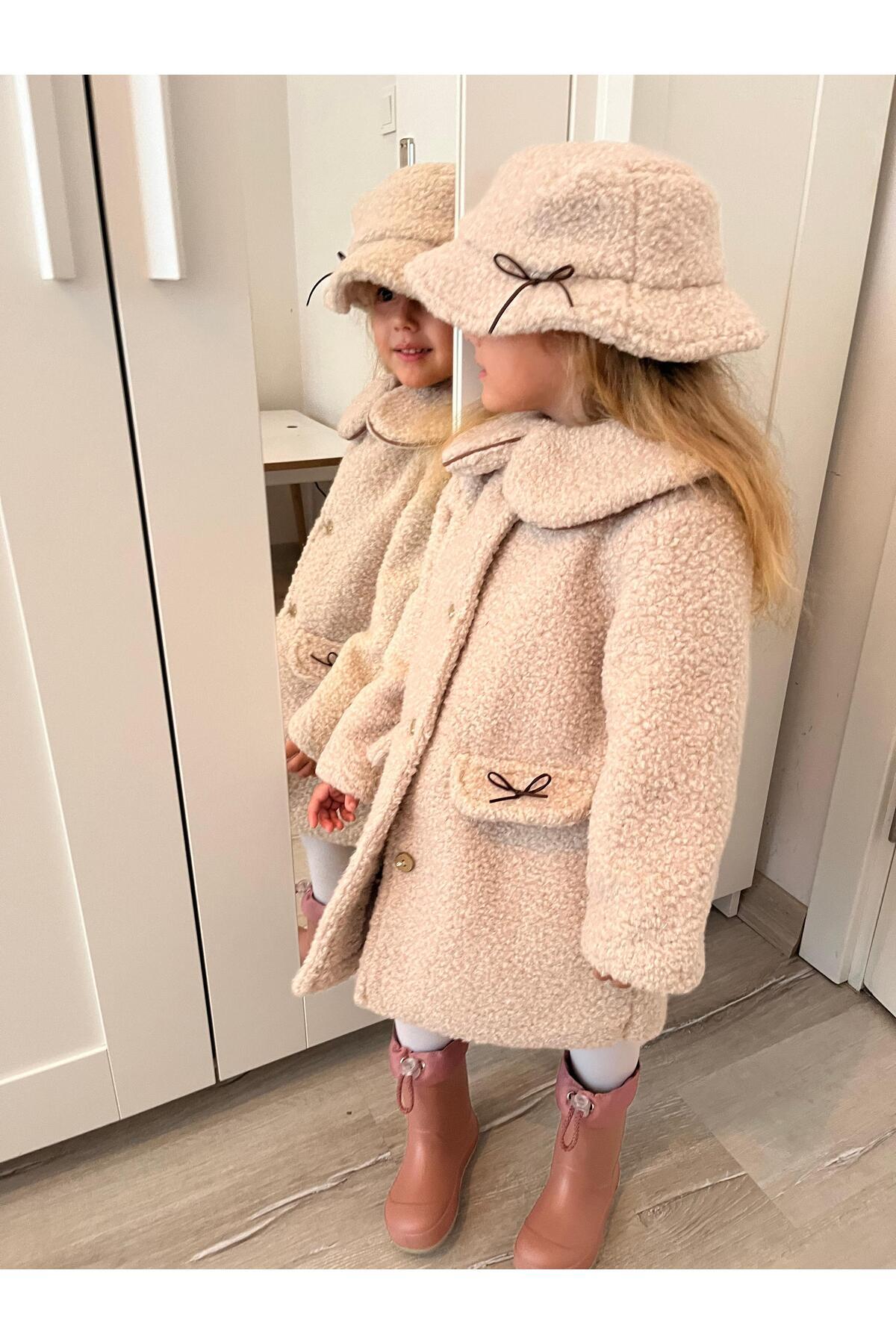 Cumino Cute Kız Çocuk Şapkalı Kaban fotoğrafı 7 (önizleme)