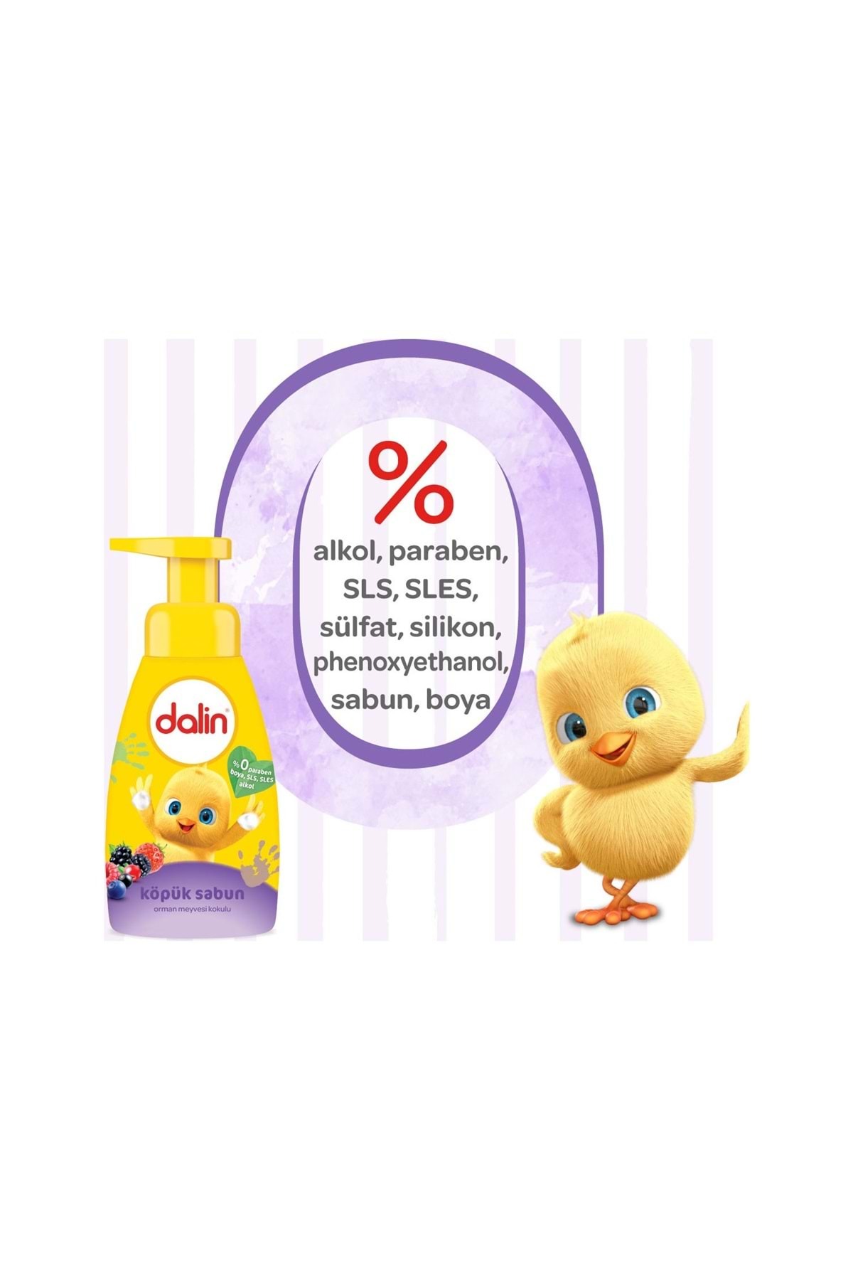 Dalin Köpük Sabun 200ML Orman Meyveli Çoçuklarınız için (3 Lü Set) fotoğrafı 4 (önizleme)