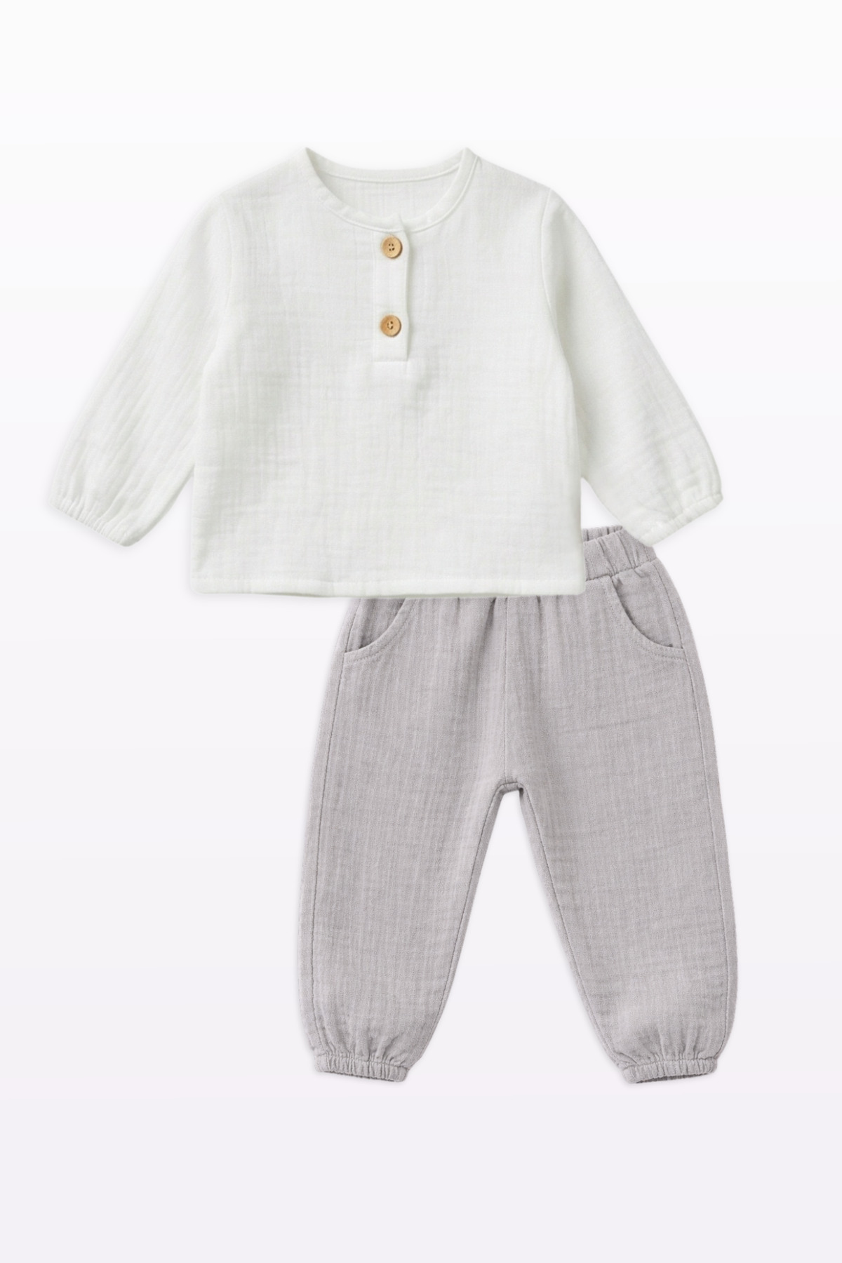 Lamonde Unisex Bebek Pijama Takımı %100 Pamuk 6-9-12-18 Ay fotoğrafı 5 (önizleme)