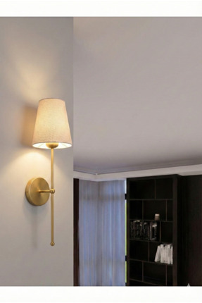 avizade EOS Pilli Krem Şapkalı Ledli Gold Duvar Aplik ofis-salon-showroom-yat...