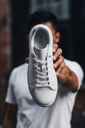 E SPORT Günlük Beyaz Erkek Sneaker Spor Ayakkabı Hafif Rahat Model