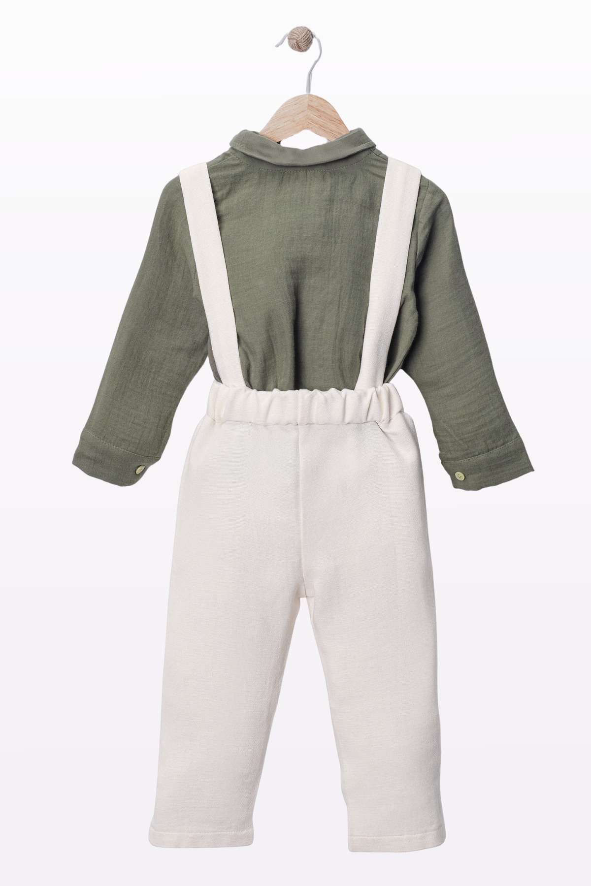 Lamonde Müslin Uzun Kollu Pantolon Erkek Bebek Salopet / 9 Ay - 24 Ay fotoğrafı 2 (önizleme)