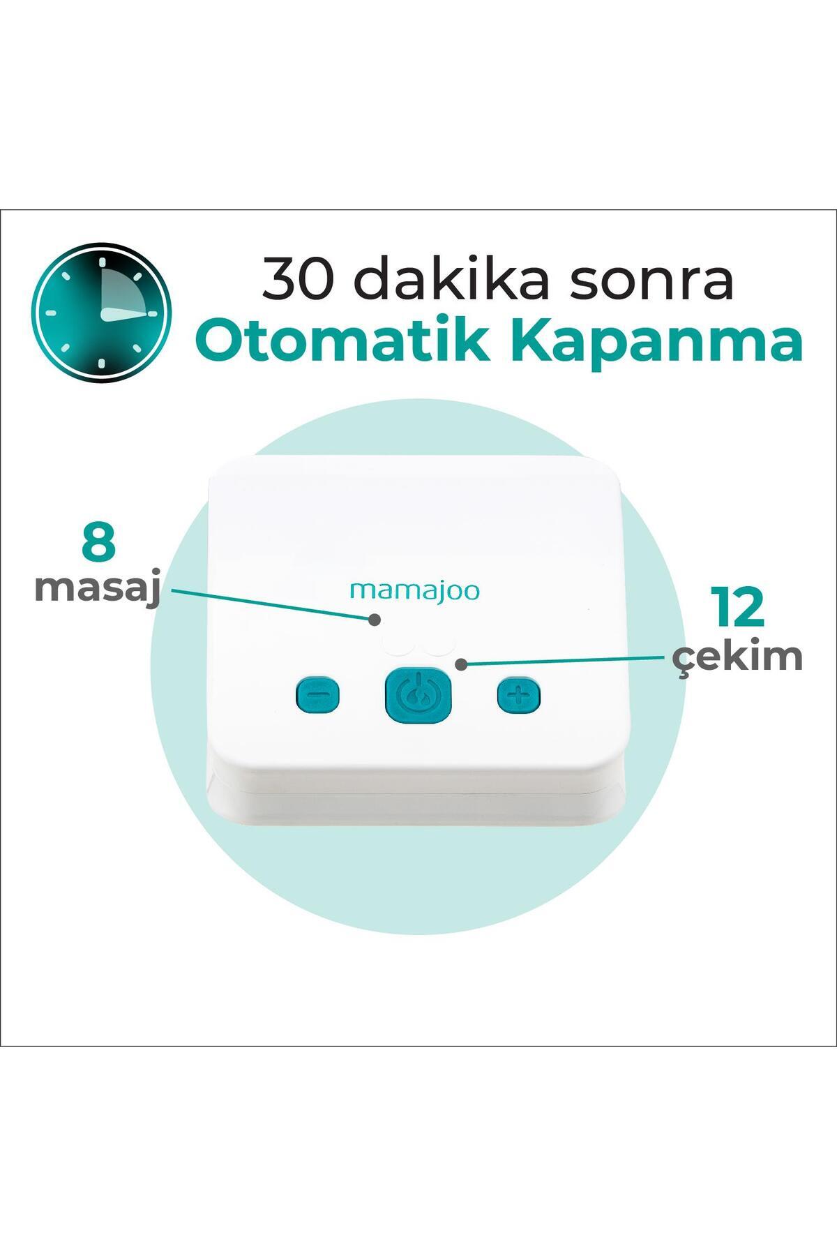 Mamajoo Elektrikli USB Çiftli Göğüs Pompası 250 ml | 20 Kademe Ayarı fotoğrafı 4 (önizleme)