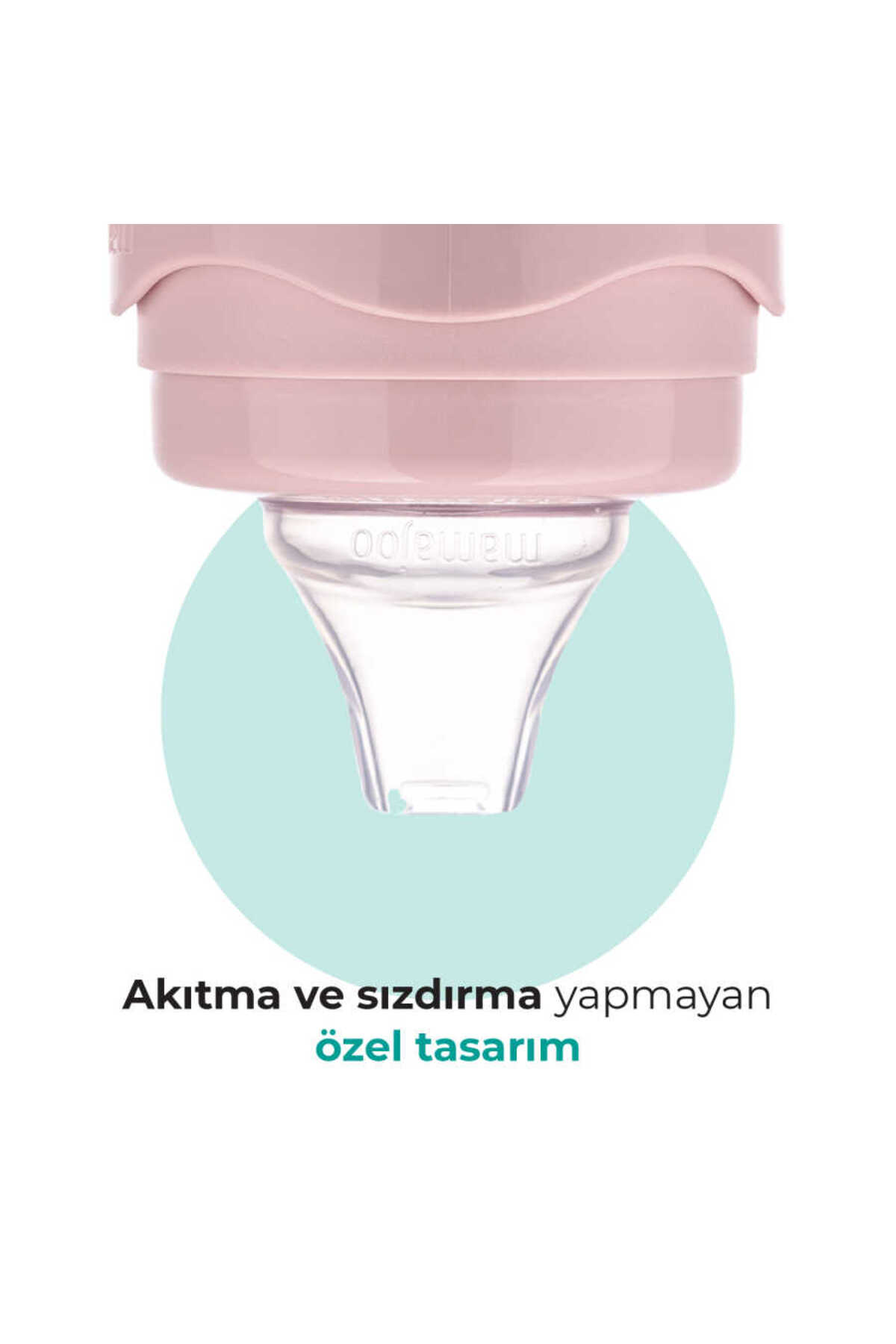 Mamajoo Kulplu Eğitici Bardak 270ml / Powder Pink fotoğrafı 5 (önizleme)