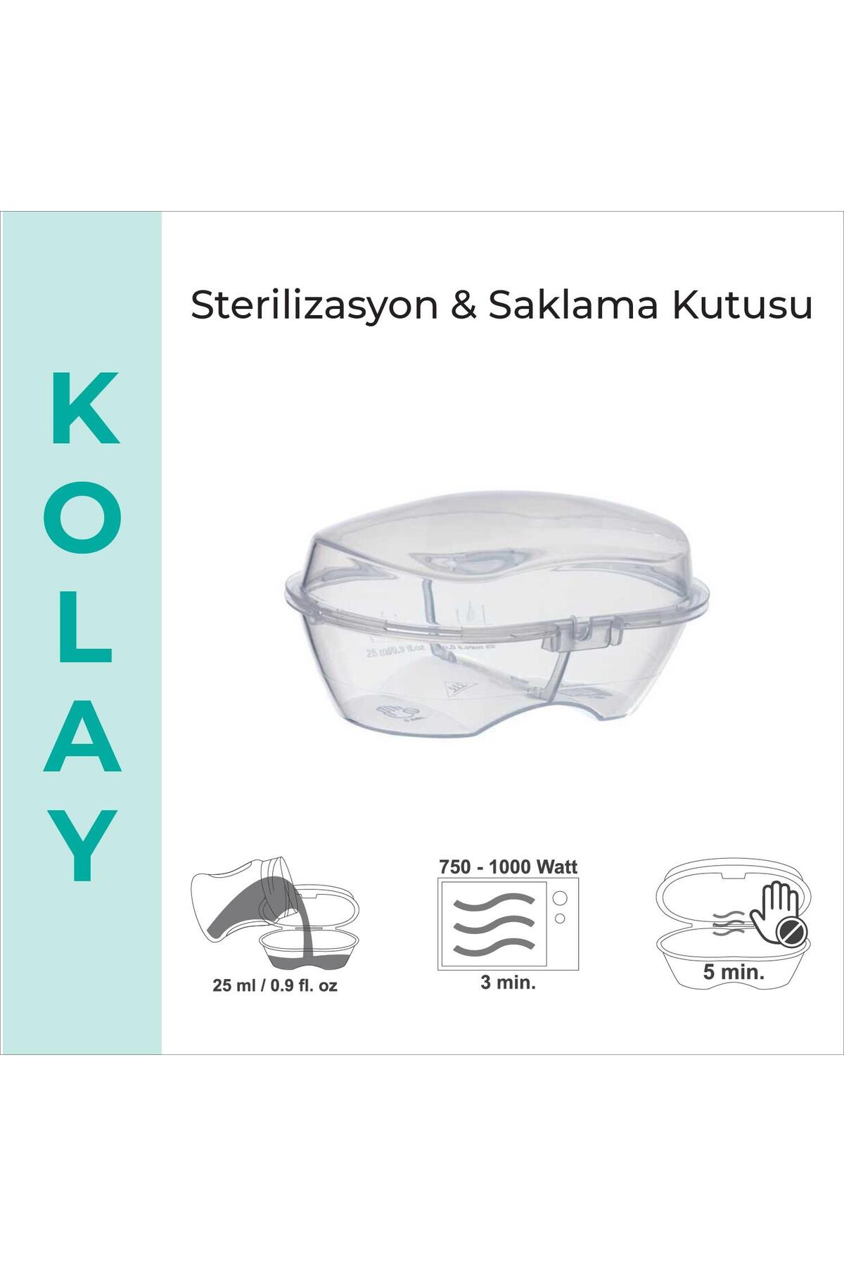 Mamajoo Göğüs Ucu Koruyucu Seti | Sterilizasyon & Saklama Kabı Hediyeli fotoğrafı 6 (önizleme)