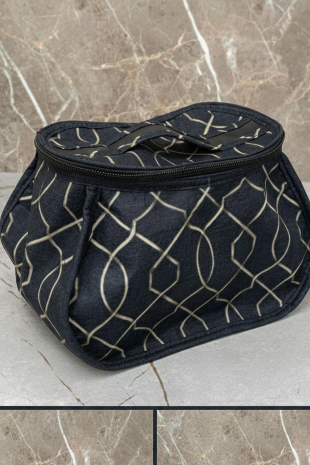 Elegant Seyahat Makyaj Çantası — مشکی 06588 — تصویر 7 از 7