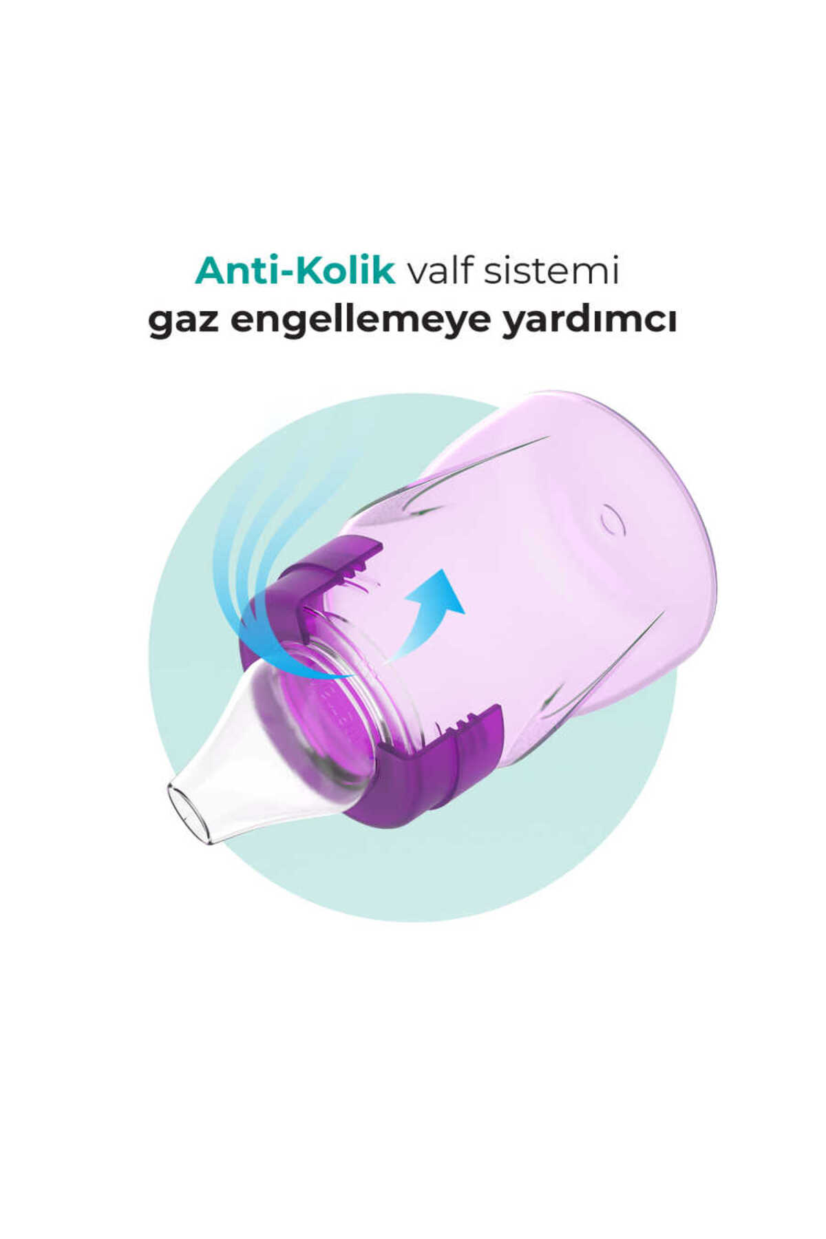 Mamajoo Damlatmaz Eğitici Kulplu Bardak, 160 Ml, Mor, 6 Ay , 1 Adet fotoğrafı 3 (önizleme)