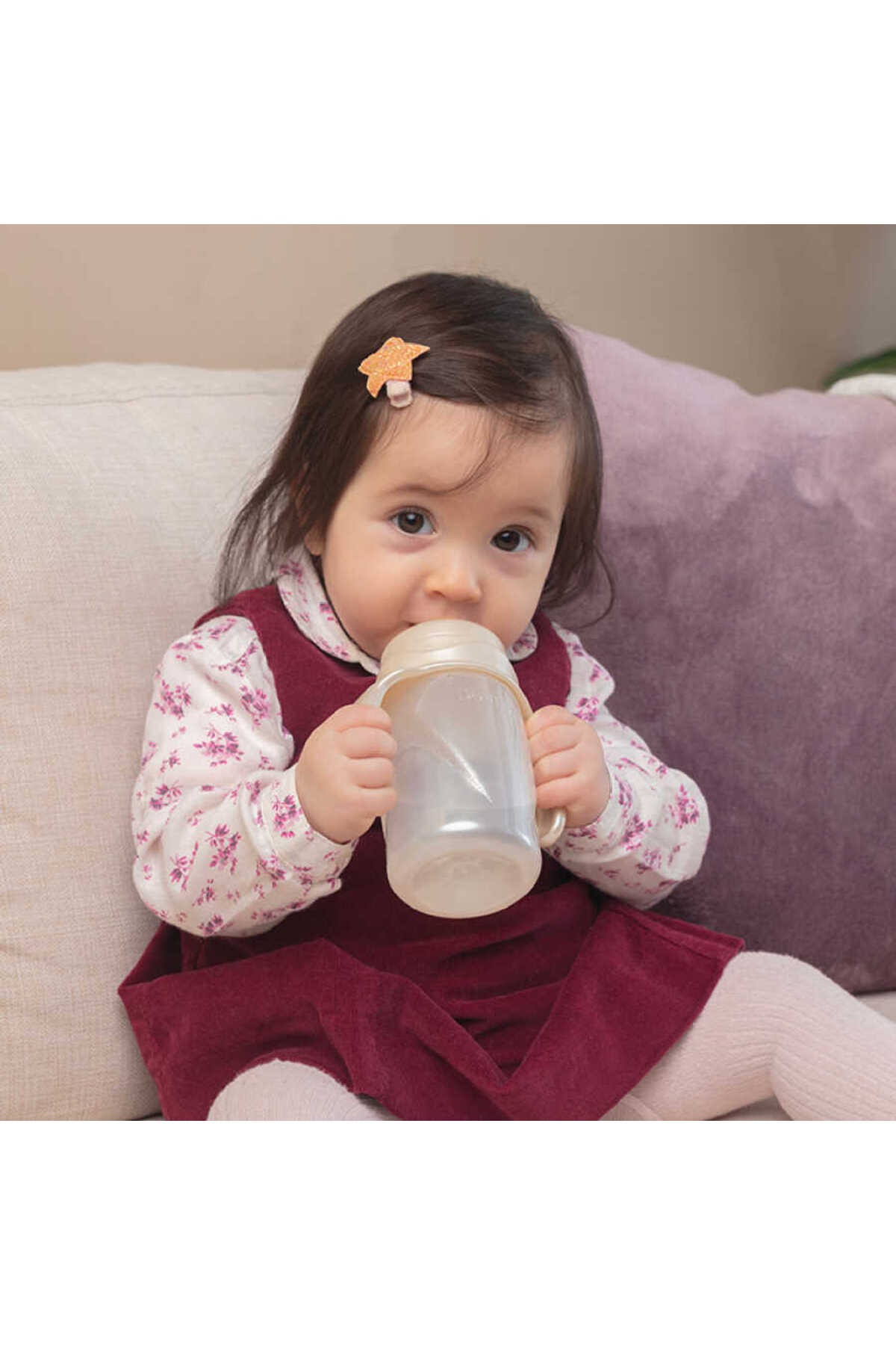 Mamajoo Antikolik Akıtmaz Alıştırma Bardağı 160 ml Pearl, 6 Ay+ fotoğrafı 7 (önizleme)