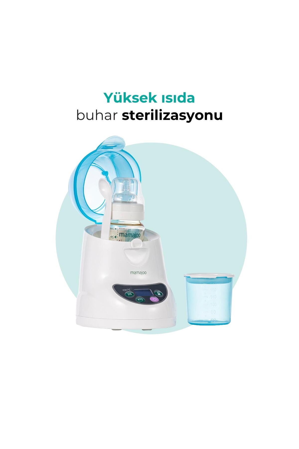 Mamajoo 3 İşlevli Isıtıcı | Sterilizatör Hızlı Isıtma ve Sıcaklık Sabitleme LCD Ekran fotoğrafı 3 (önizleme)