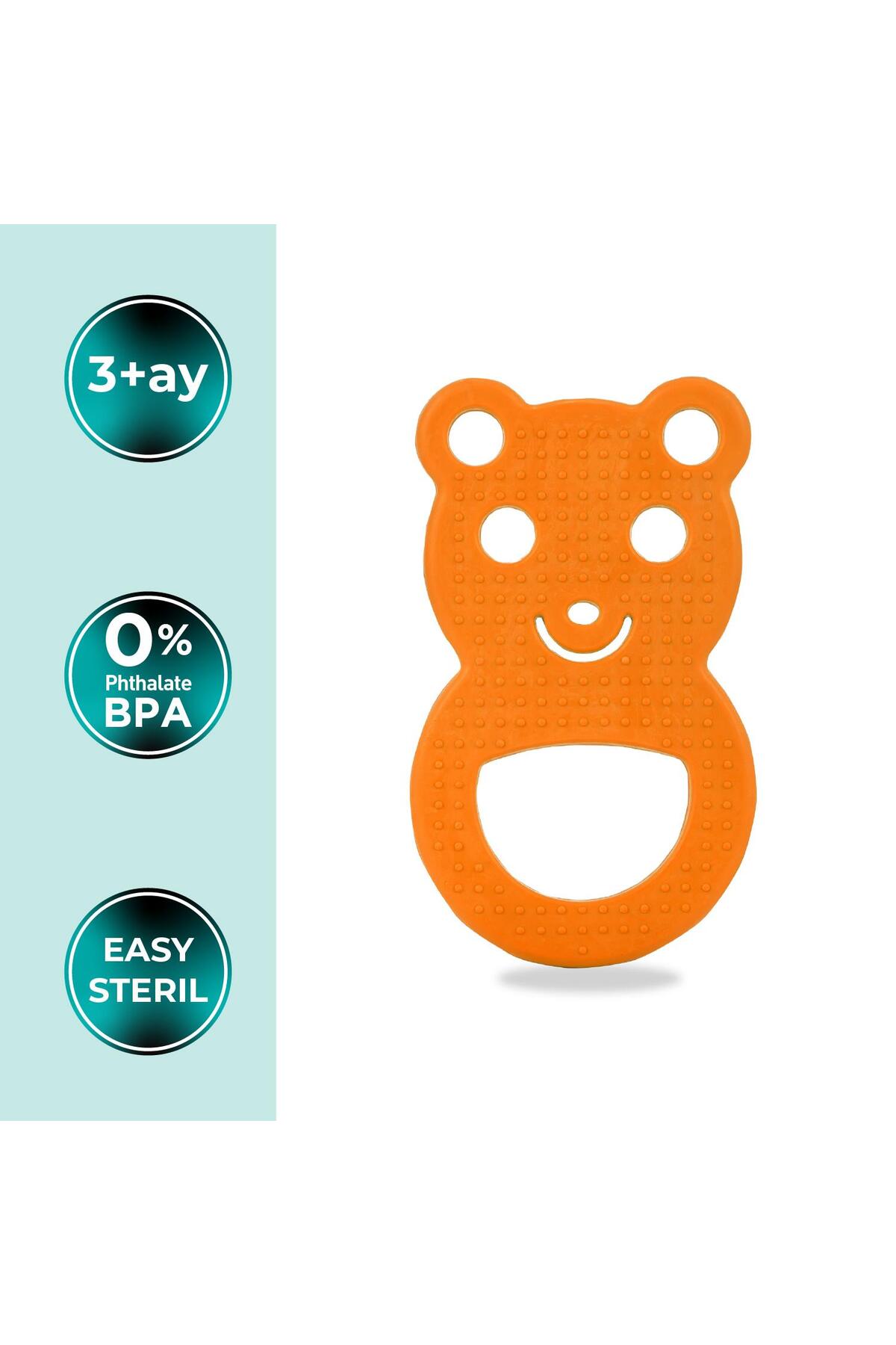 Mamajoo Yumuşak Diş Kaşıyıcı Turuncu Ayıcık fotoğrafı 2 (önizleme)