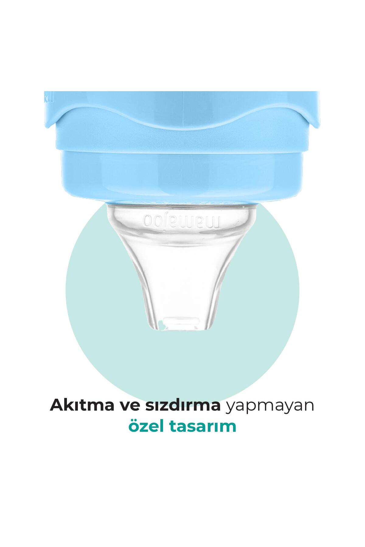 Mamajoo Antikolik Akıtmaz Alıştırma Bardağı 160 ml Powder Blue, 6 Ay+ fotoğrafı 5 (önizleme)