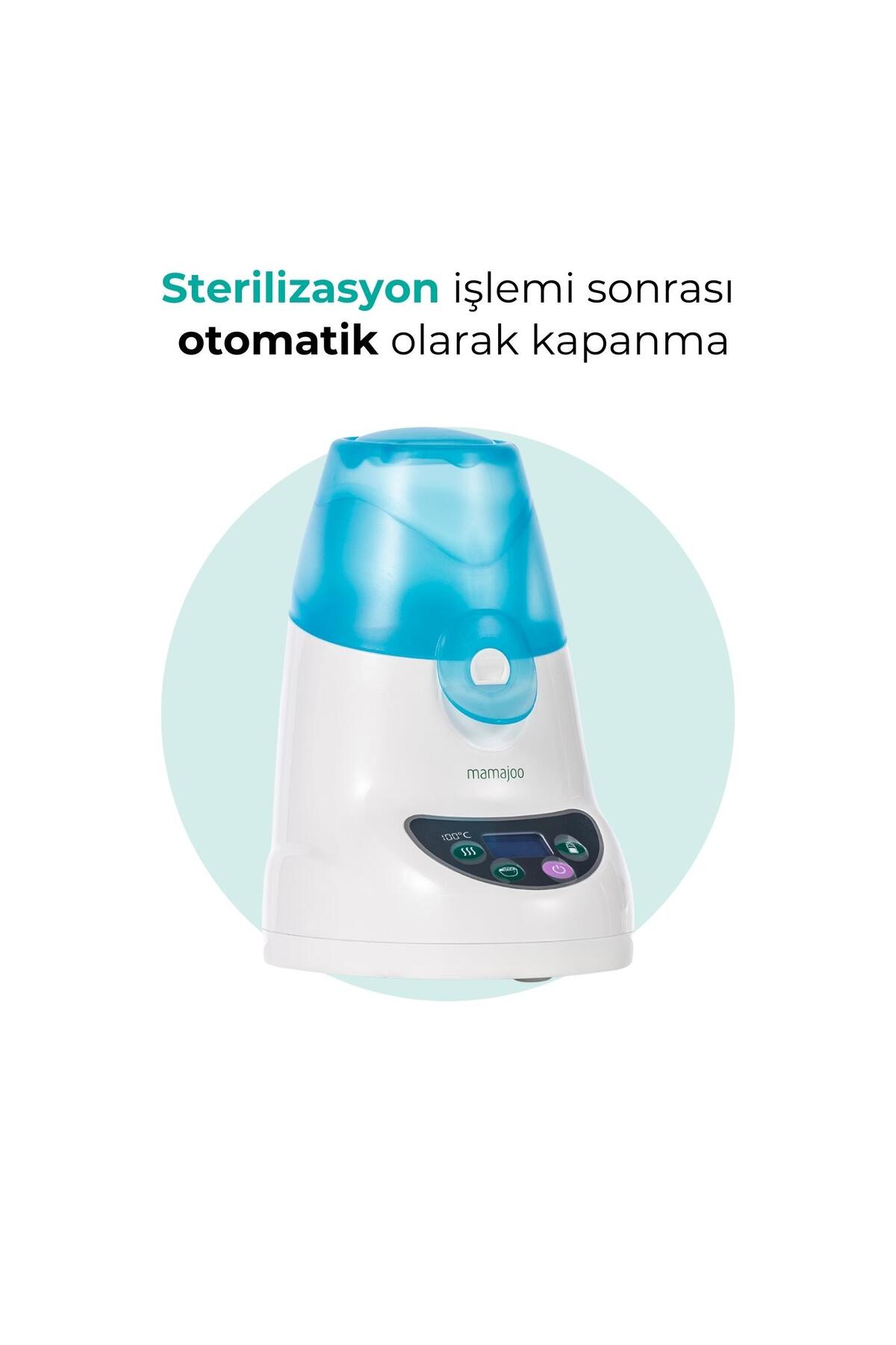 Mamajoo 3 İşlevli Isıtıcı | Sterilizatör Hızlı Isıtma ve Sıcaklık Sabitleme LCD Ekran fotoğrafı 4 (önizleme)