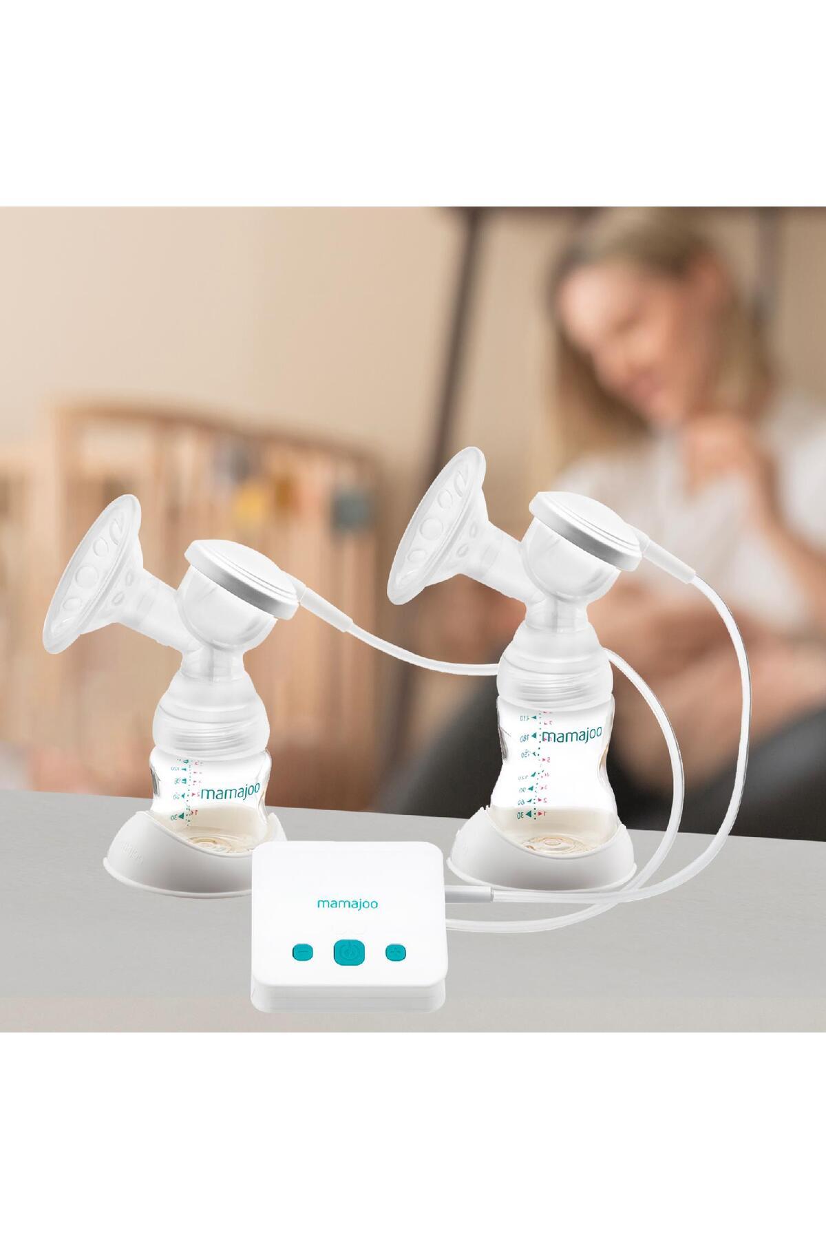 Mamajoo Elektrikli USB Çiftli Göğüs Pompası 250 ml | 20 Kademe Ayarı fotoğrafı 7 (önizleme)