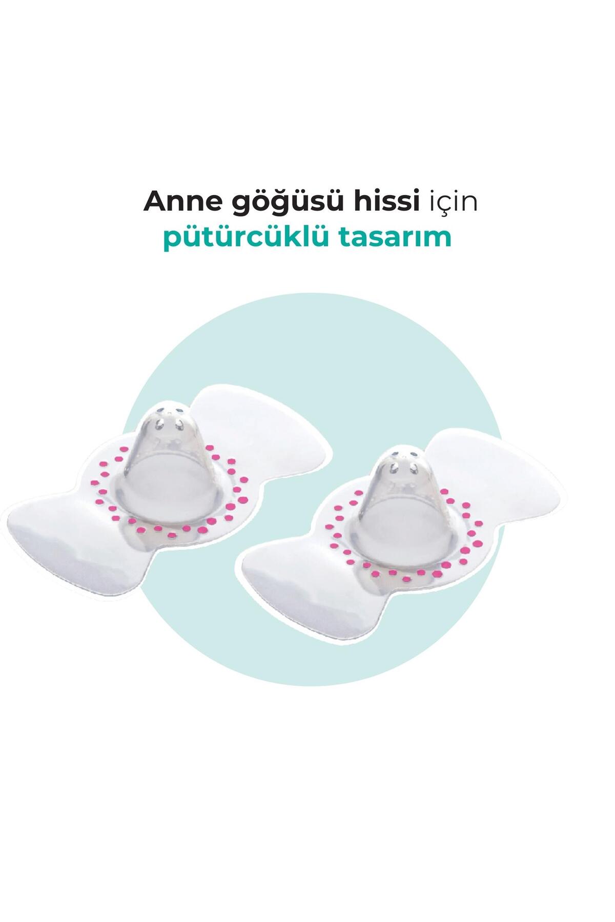 Mamajoo Göğüs Ucu Koruyucu Seti | Sterilizasyon & Saklama Kabı Hediyeli fotoğrafı 3 (önizleme)