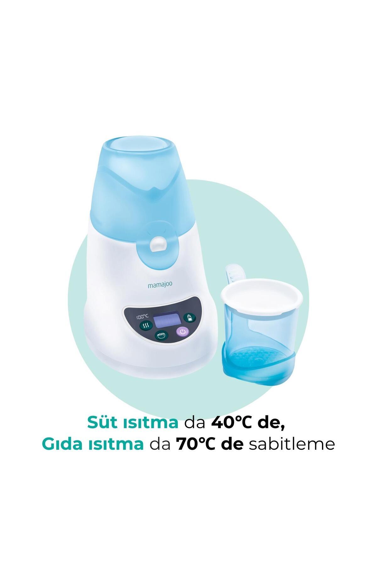 Mamajoo 3 İşlevli Isıtıcı | Sterilizatör Hızlı Isıtma ve Sıcaklık Sabitleme LCD Ekran fotoğrafı 5 (önizleme)