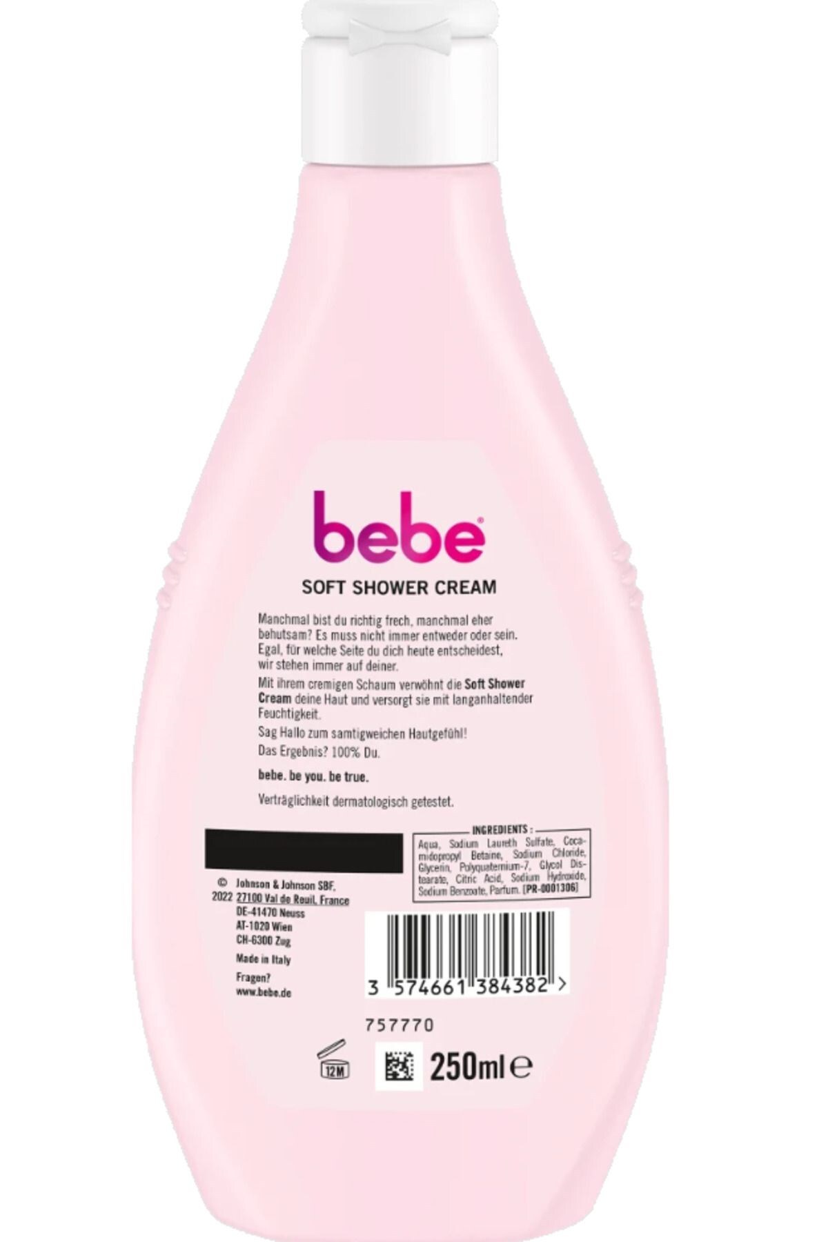 Bebe Young Care Yumuşak Duş Kremi, Jeli 250ml x 2 Adet — 35746613843822 — تصویر 3 از 7