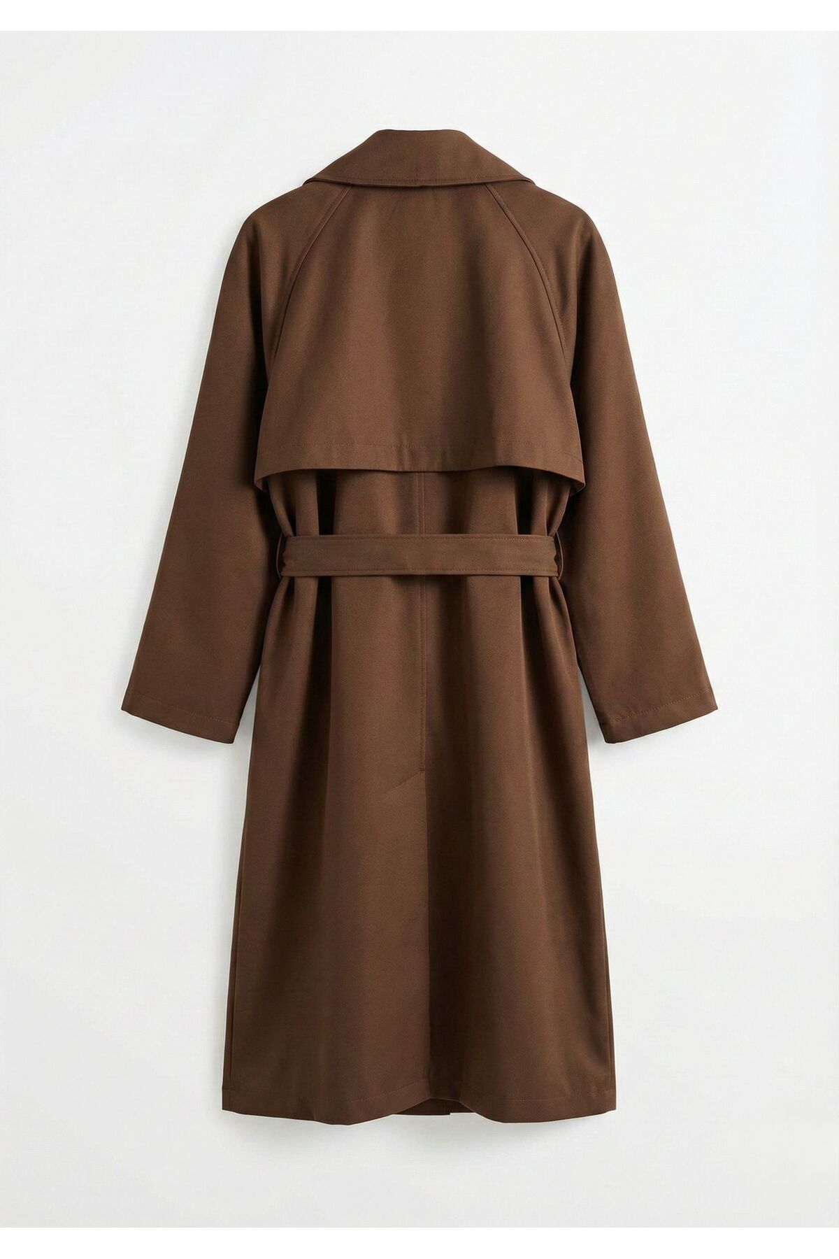 Ceylen Yeni Sezon Kuşaklı Oversize Trençkot görsel 3