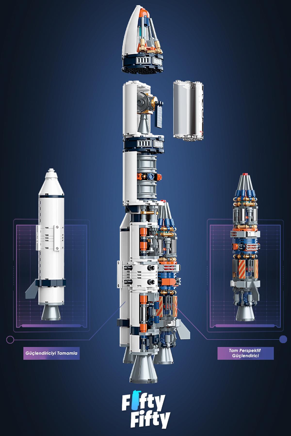 Vagonlife Jaki Space Serisi/uzay ROKETI-JK8501 (+800 Parça